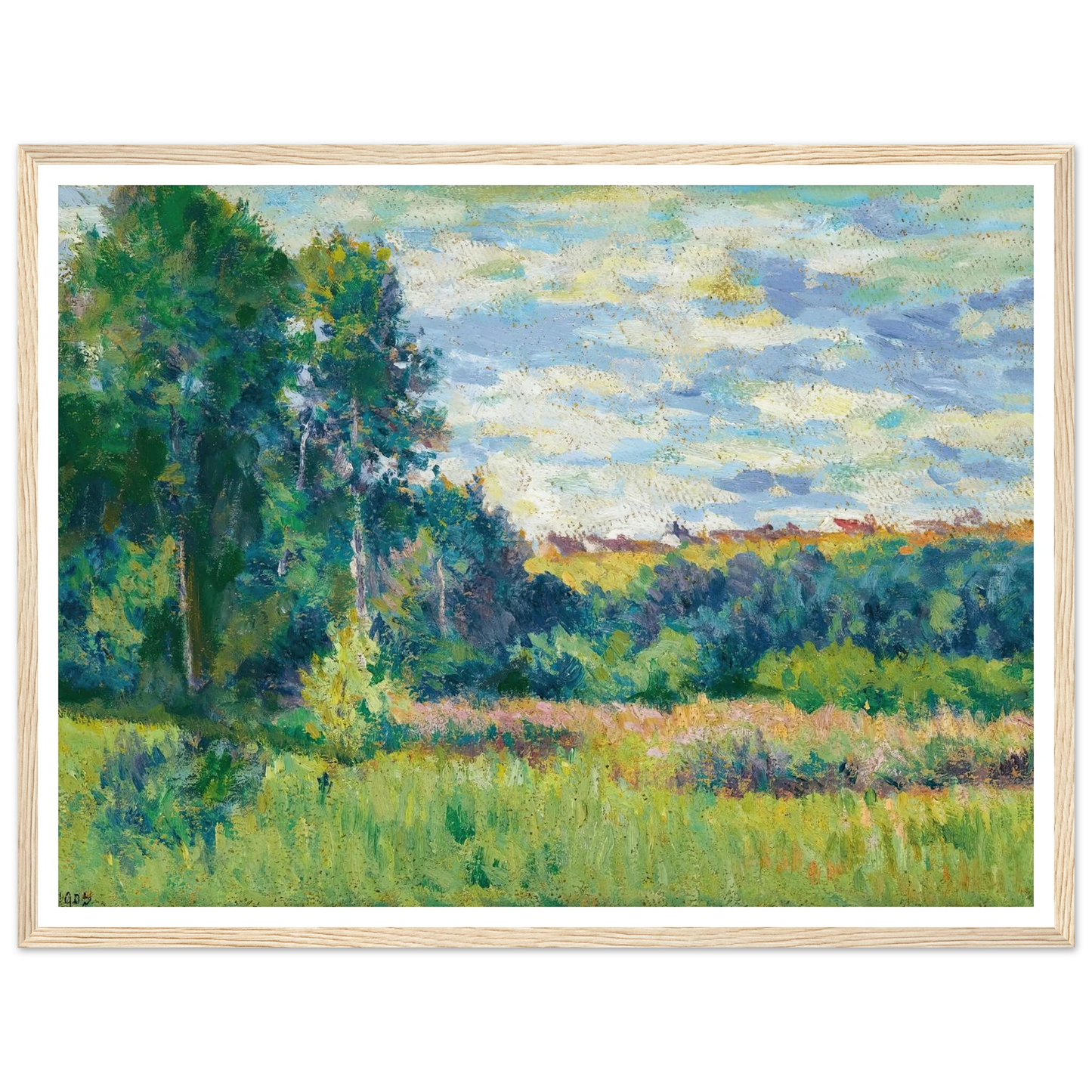 Paysage (1903) Art Print | Maximilien Luce-Quipham Collections