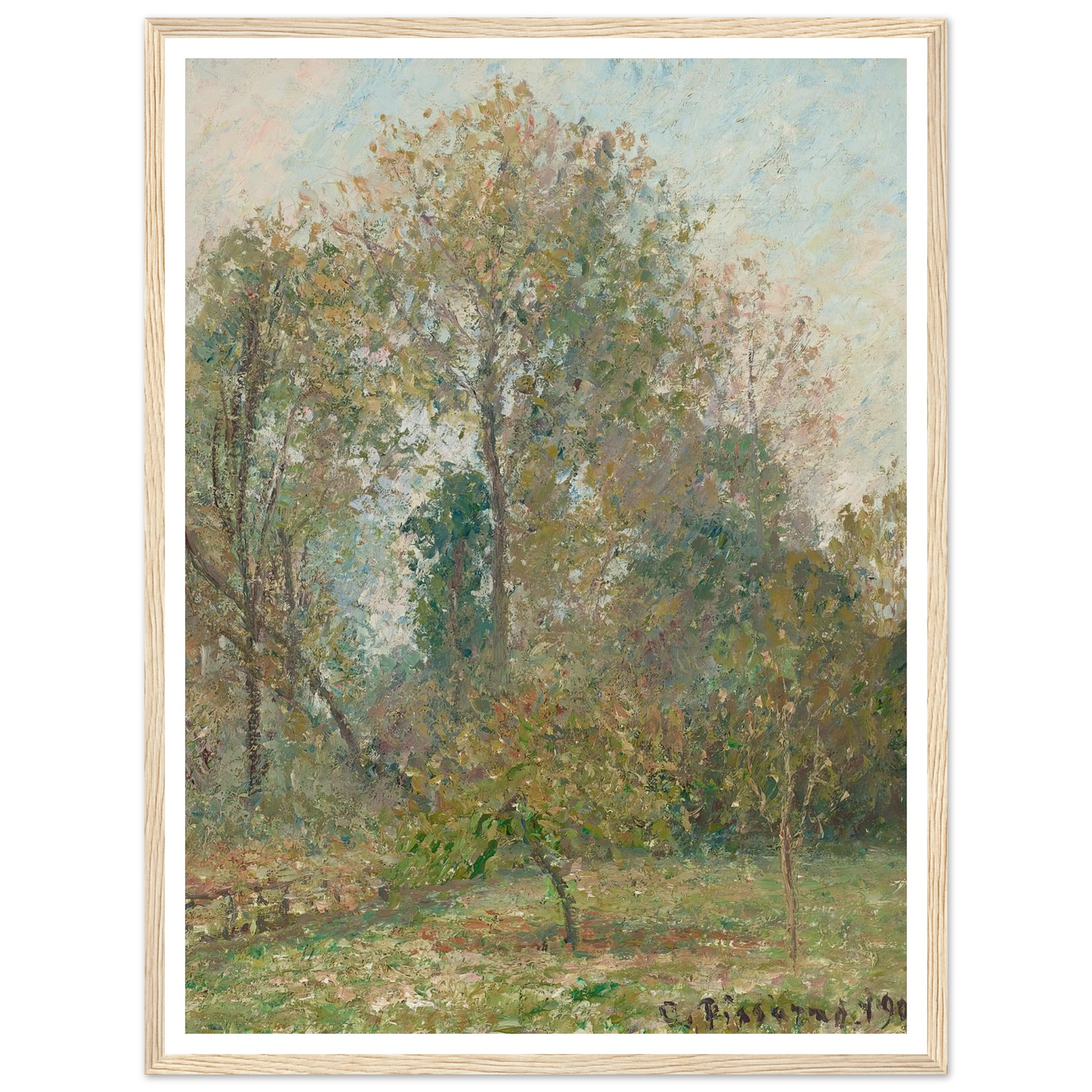 Gelée blanche à Eragny (1902) Art Print | Camille Pissarro-Quipham Collections