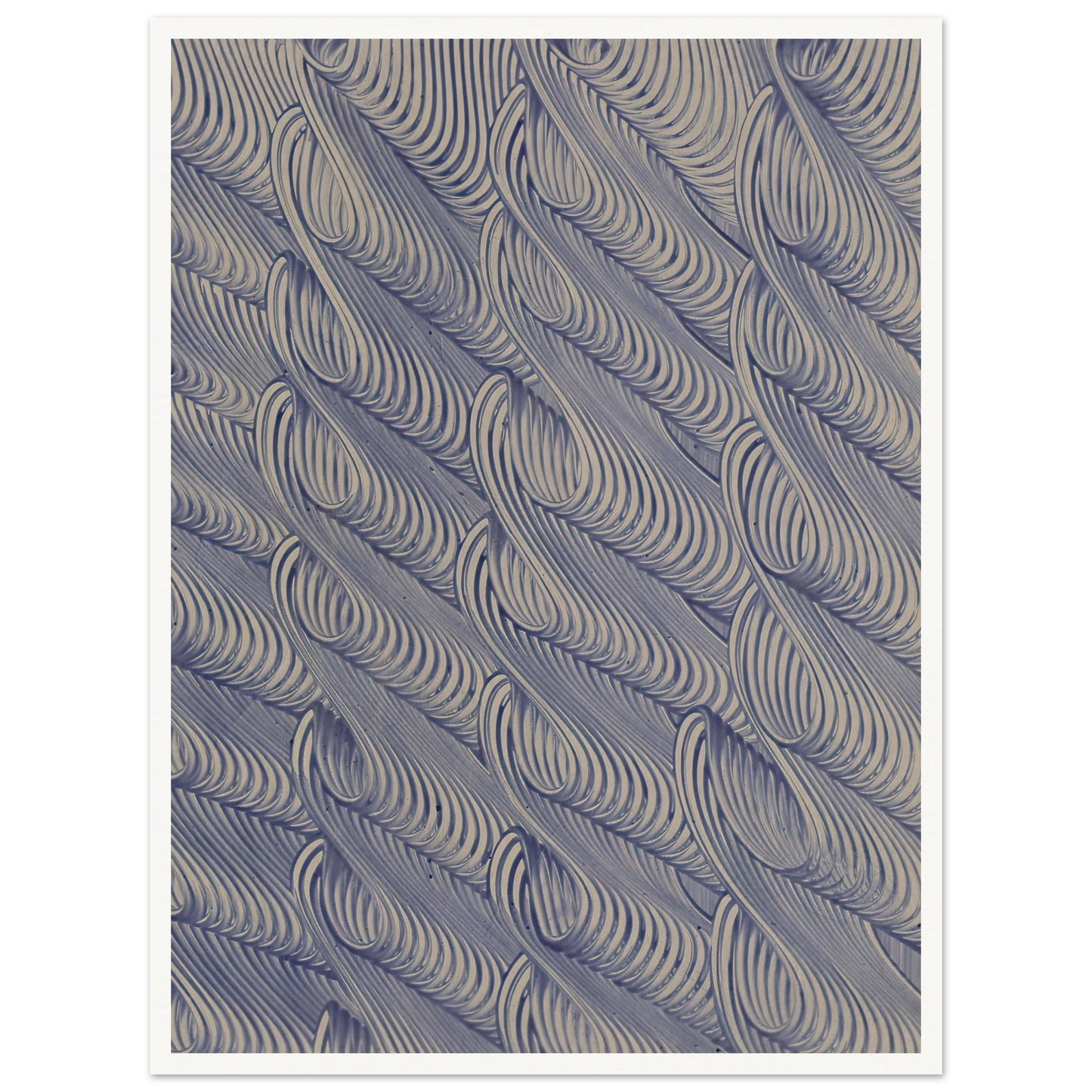 Kleisterpapier mit Verdrängungsdekor (Linienbündel) (1890) Art Print | Anker Kyster-Quipham Collections
