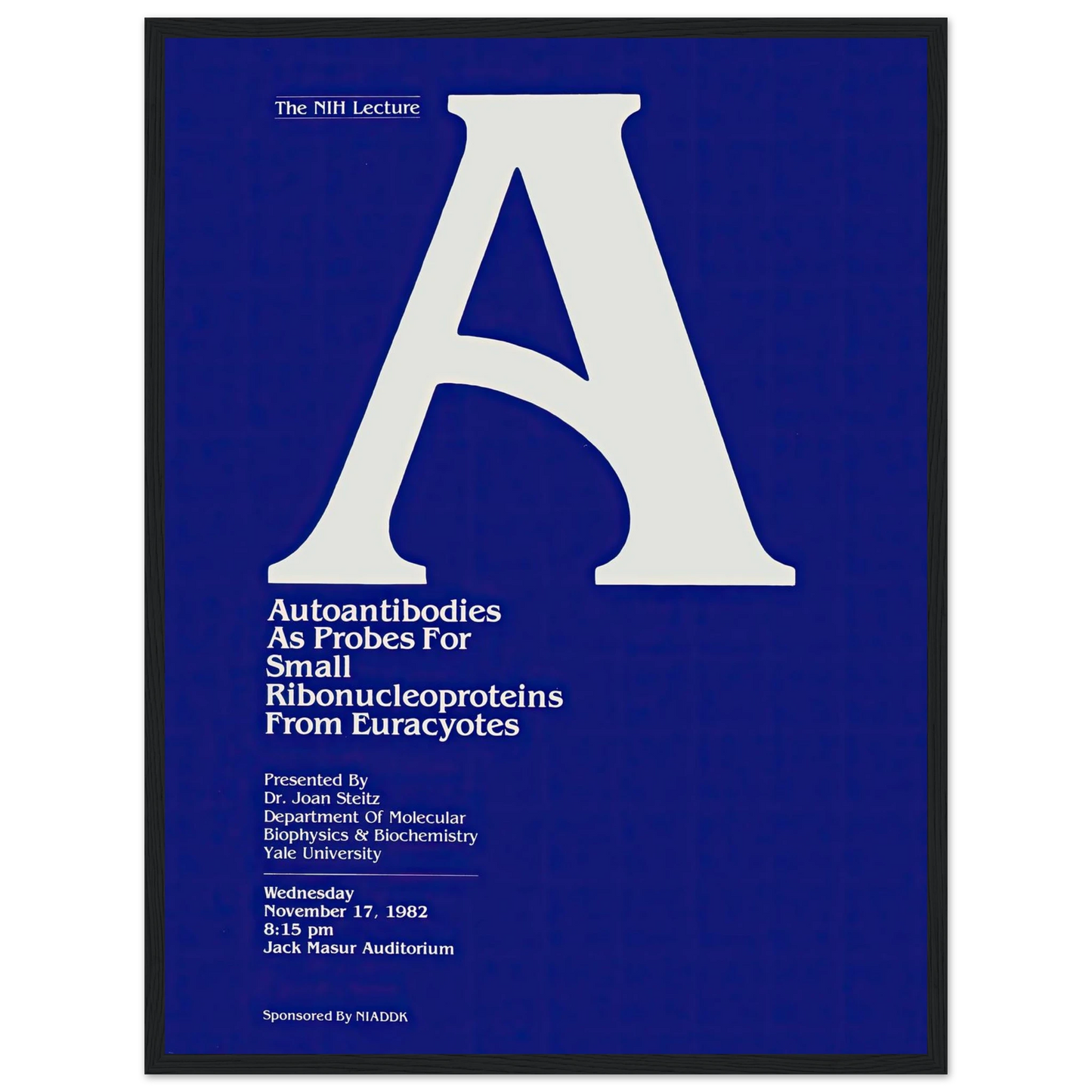 Autoantibodies as probes for small ribonucleoproteins from euracyotes (1982) Art Print | National Institutes of Health-Quipham Collections