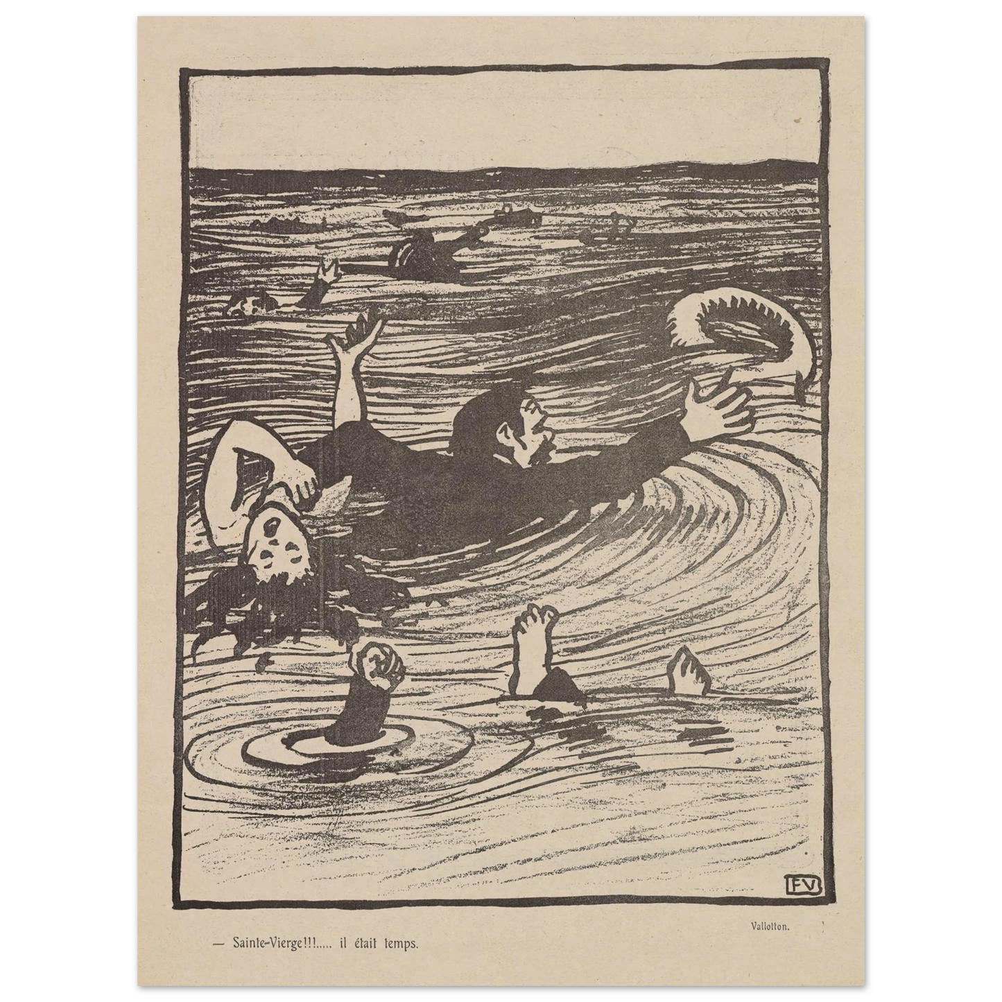 27 juin 1903 Art Print | Felix Vallotton-Quipham Collections