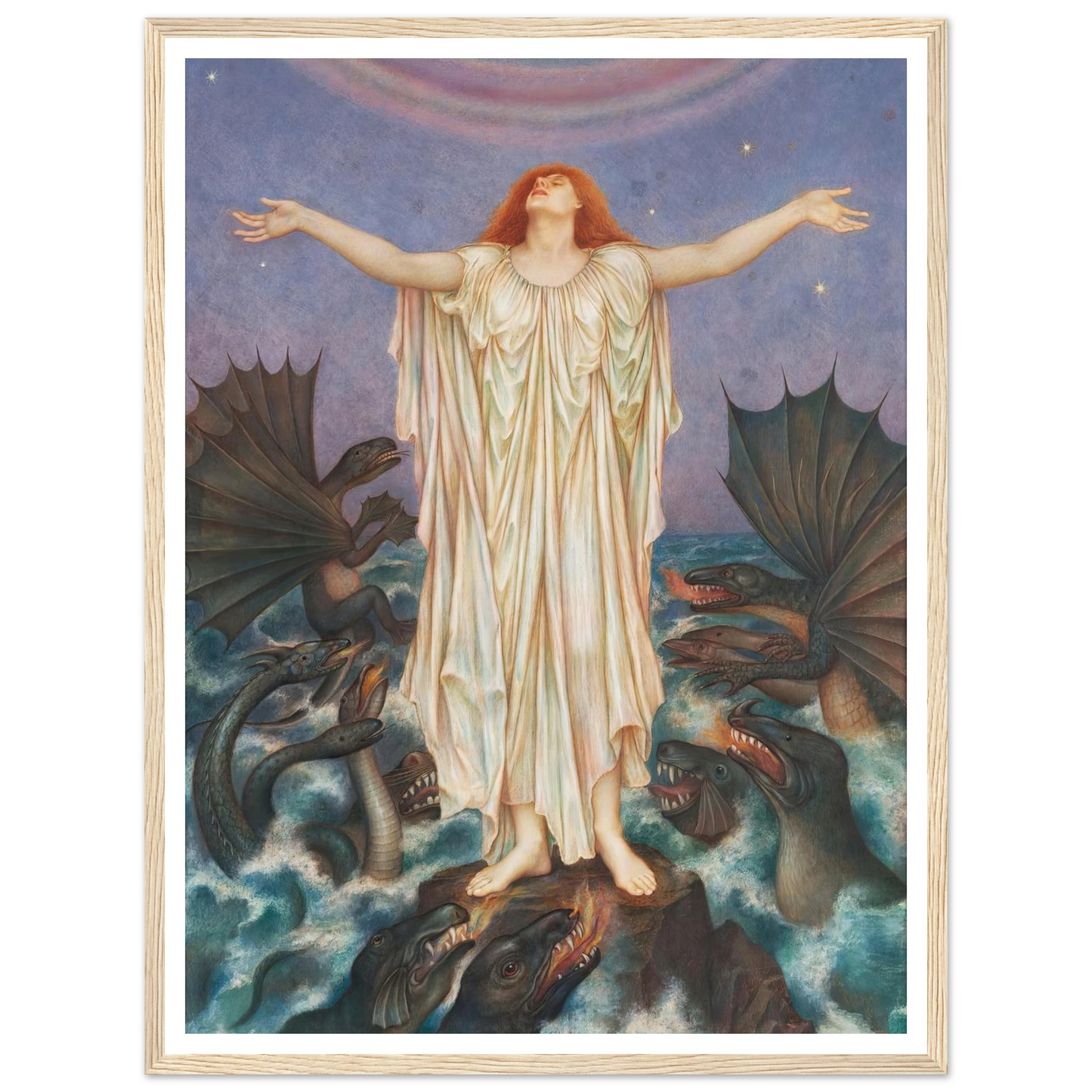 S.O.S. (ca 1914 - 1916) Art Print | Evelyn de Morgan-Quipham Collections