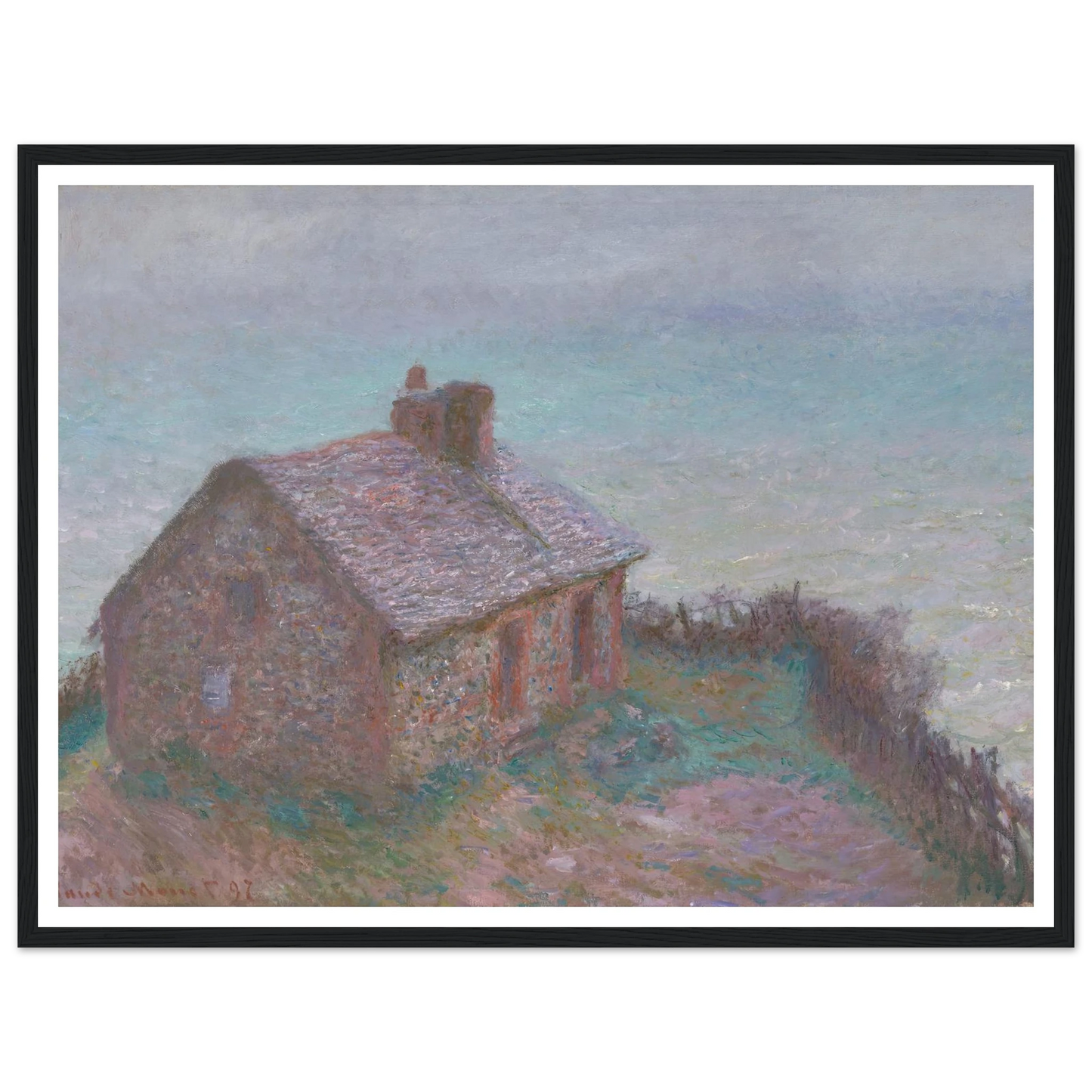 The Customs House at Varengeville (1897) Art Print | Claude Monet-Quipham Collections