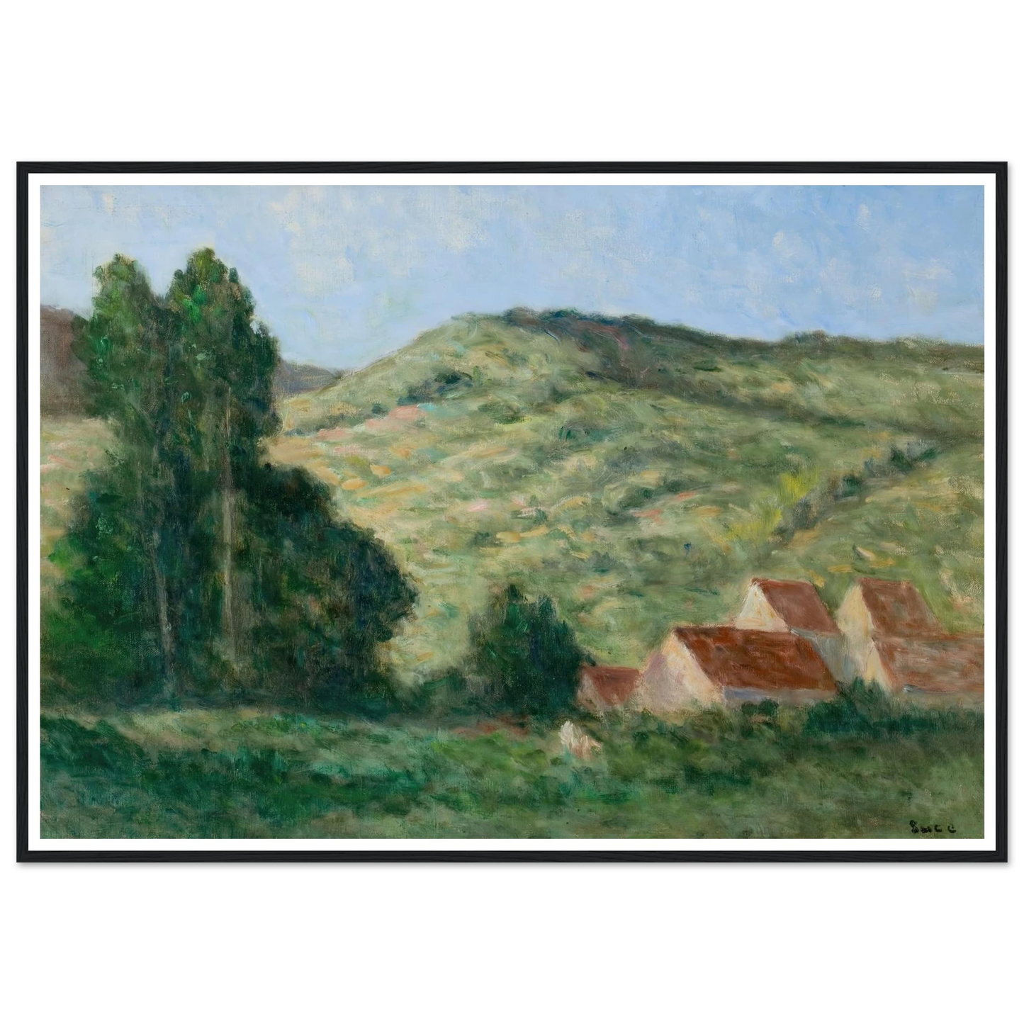 Le Riviere Art Print | Maximilien Luce-Quipham Collections