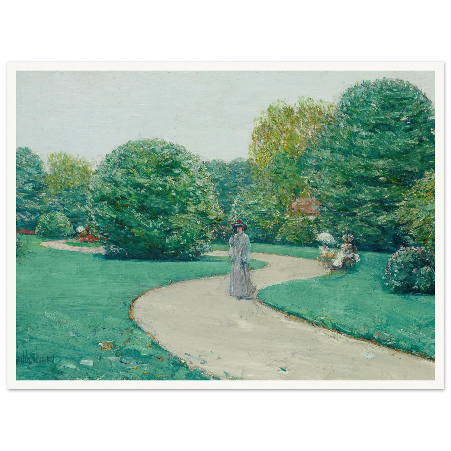 Parc Monceaux, Paris (circa 1888-89) Art Print | Childe Hassam-Quipham Collections