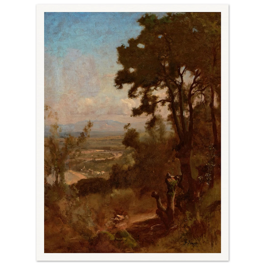 Valley Near Perugia (1871) Art Print | George Inness-Quipham Collections