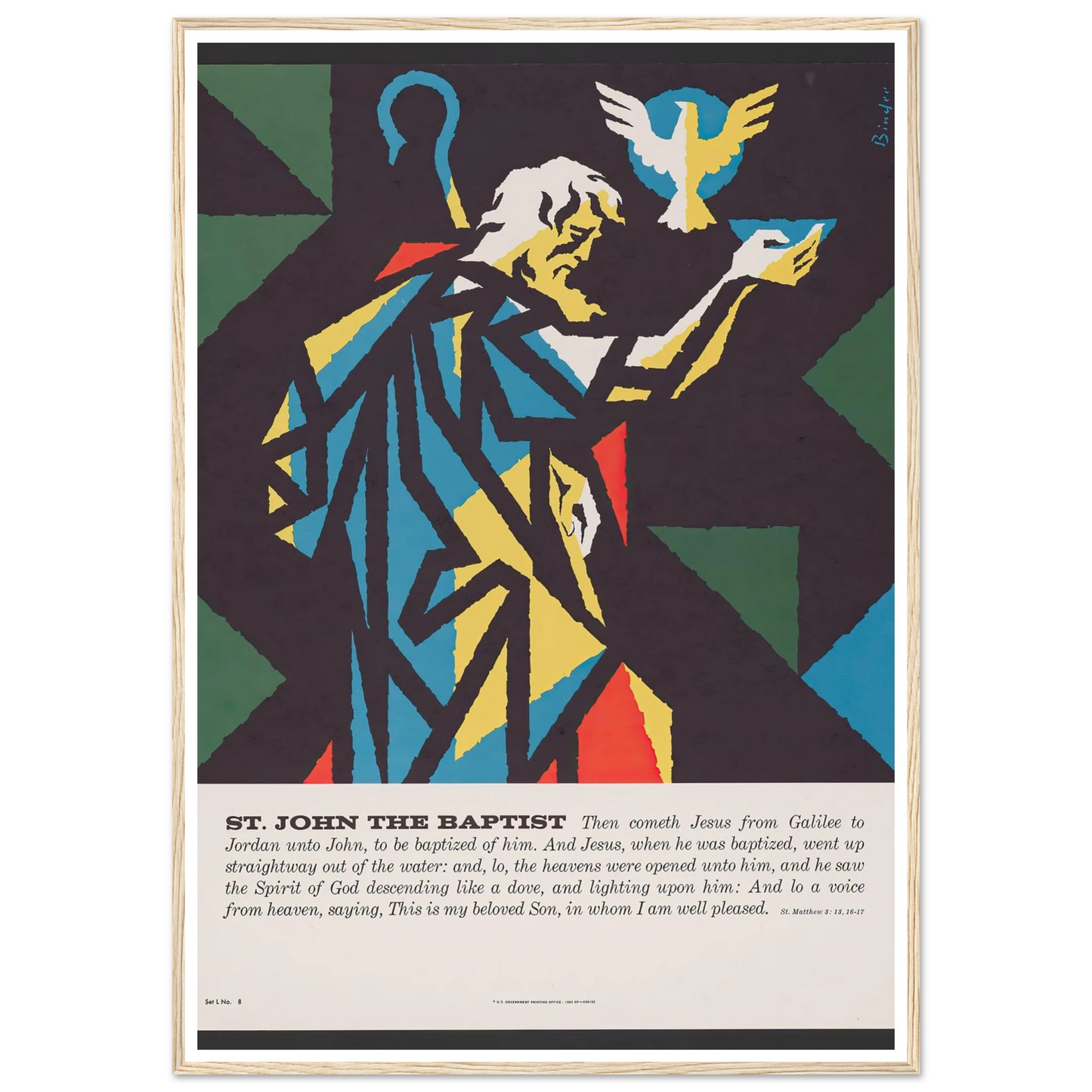 St. John The Baptist (1962) Art Print | Joseph Binder-Quipham Collections