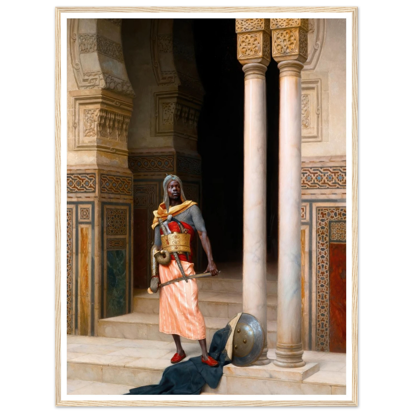 A Nubian Guard (1895) Art Print | Ludwig Deutsch-Quipham Collections