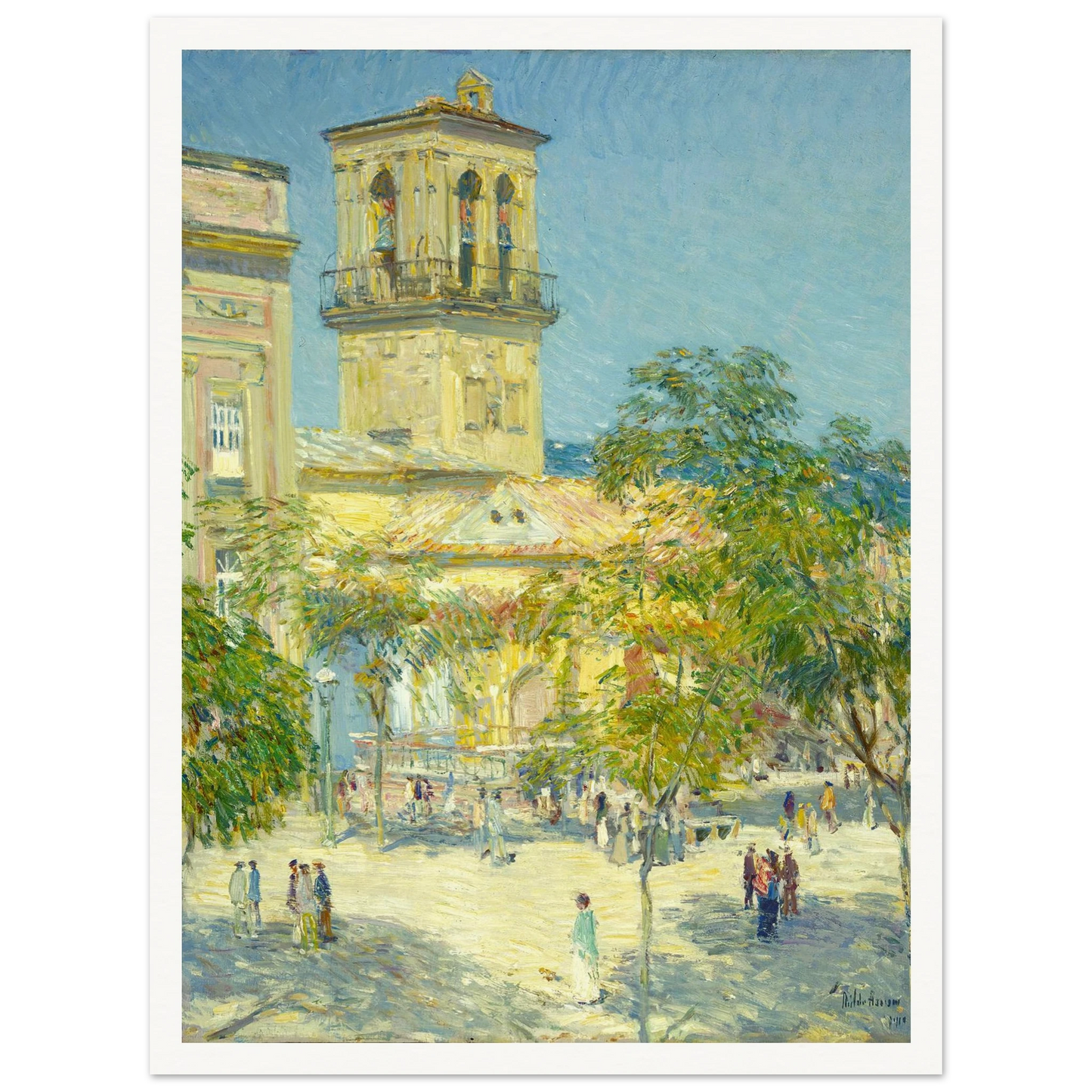 Street of the Great Captain, Córdoba (1910) Art Print | Childe Hassam-Quipham Collections