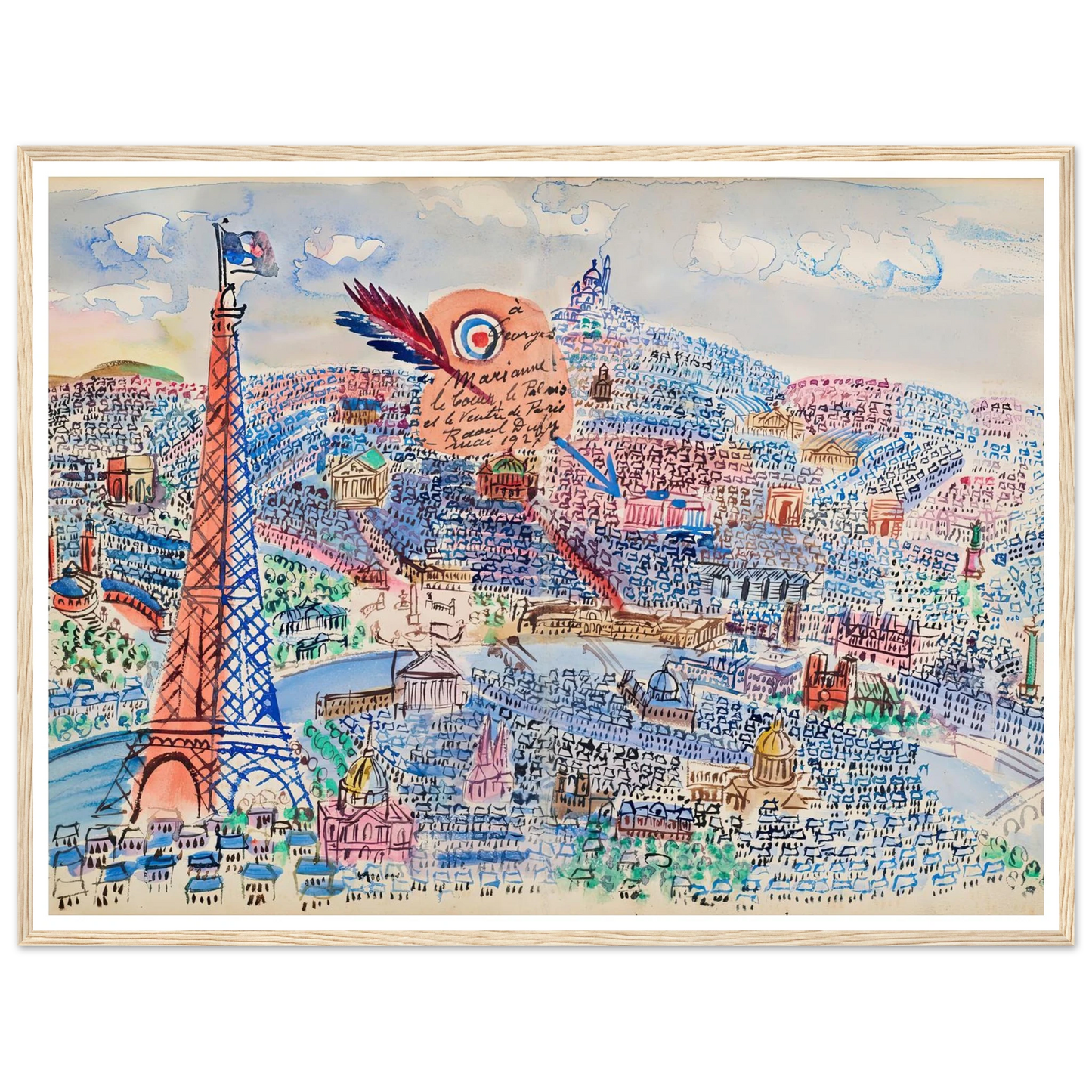 Livre d’or de Marianne (1927) Art Print | Raoul Dufy-Quipham Collections