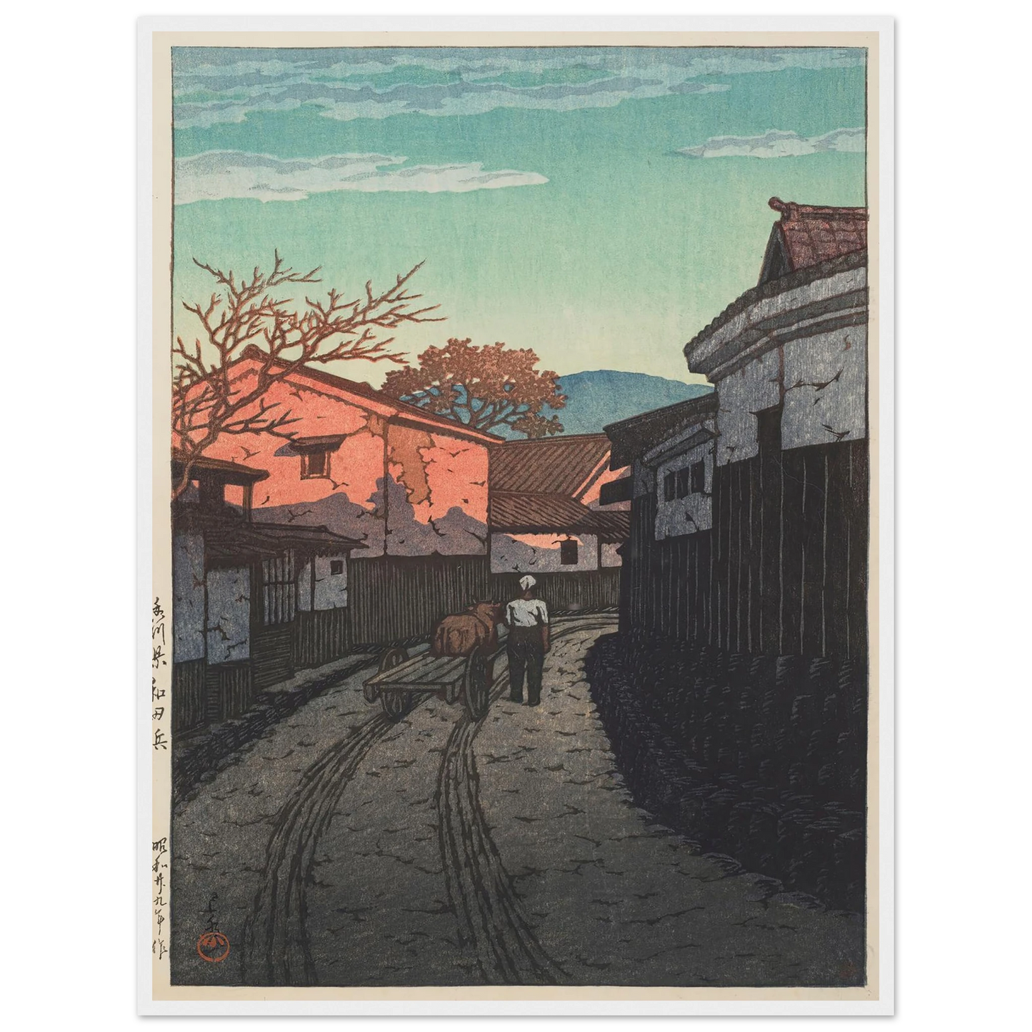 Kagawa-ken Wadahama (Wadahama in Kagawa Prefecture) (1954) Art Print | Kawase Hasui-Quipham Collections