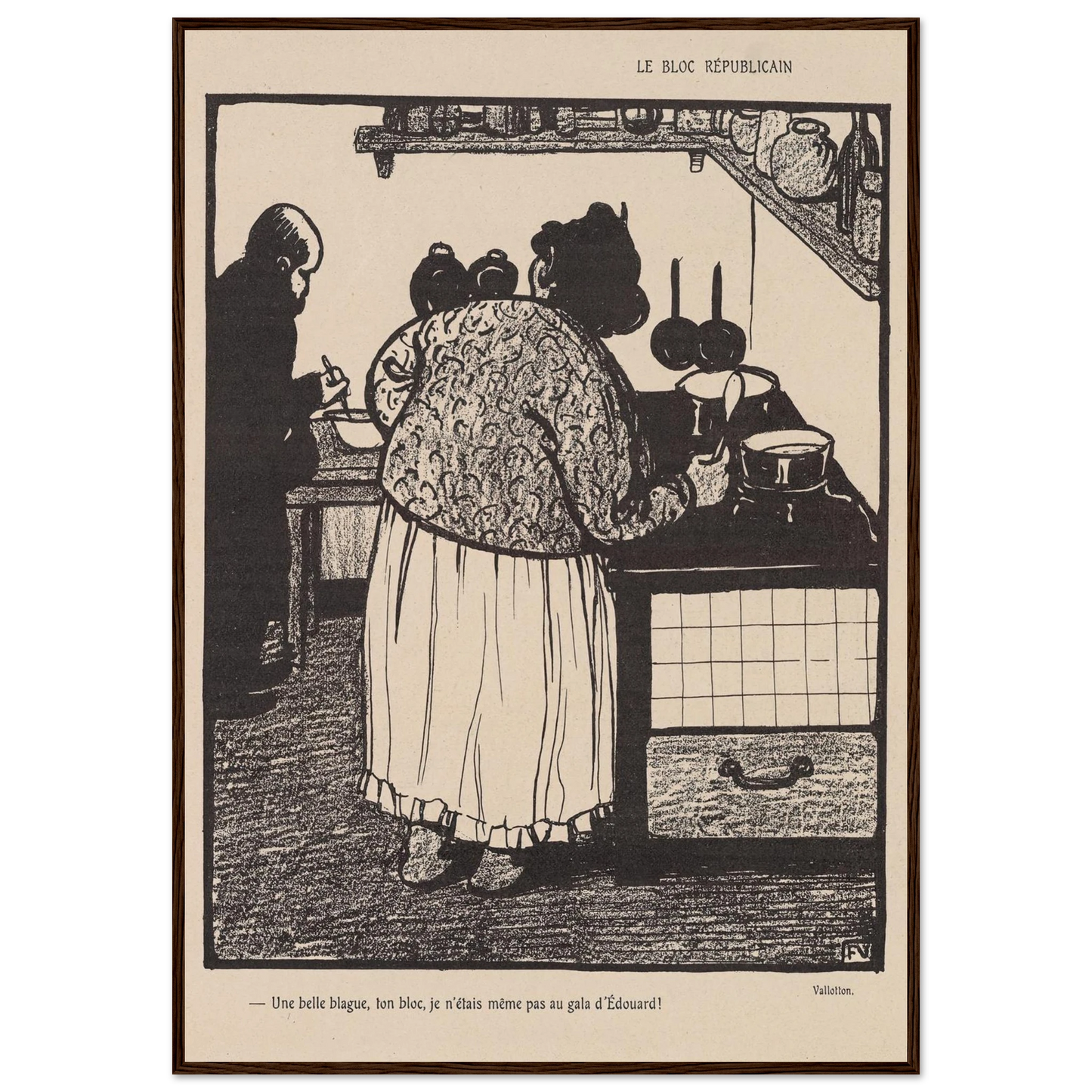 22 mai 1903 Art Print | Felix Vallotton-Quipham Collections