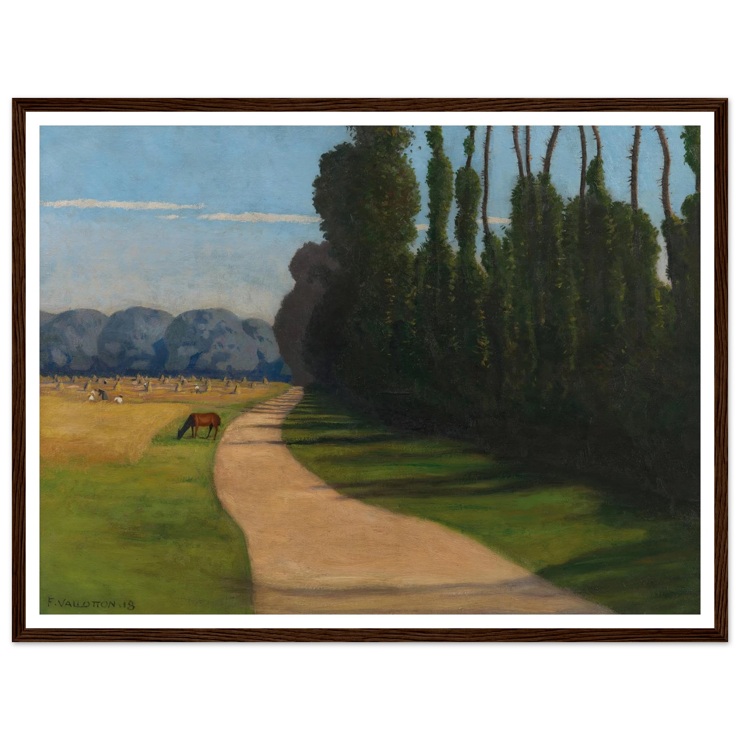 Chemin de la Croix-Rouge (1918) Art Print | Felix Vallotton-Quipham Collections