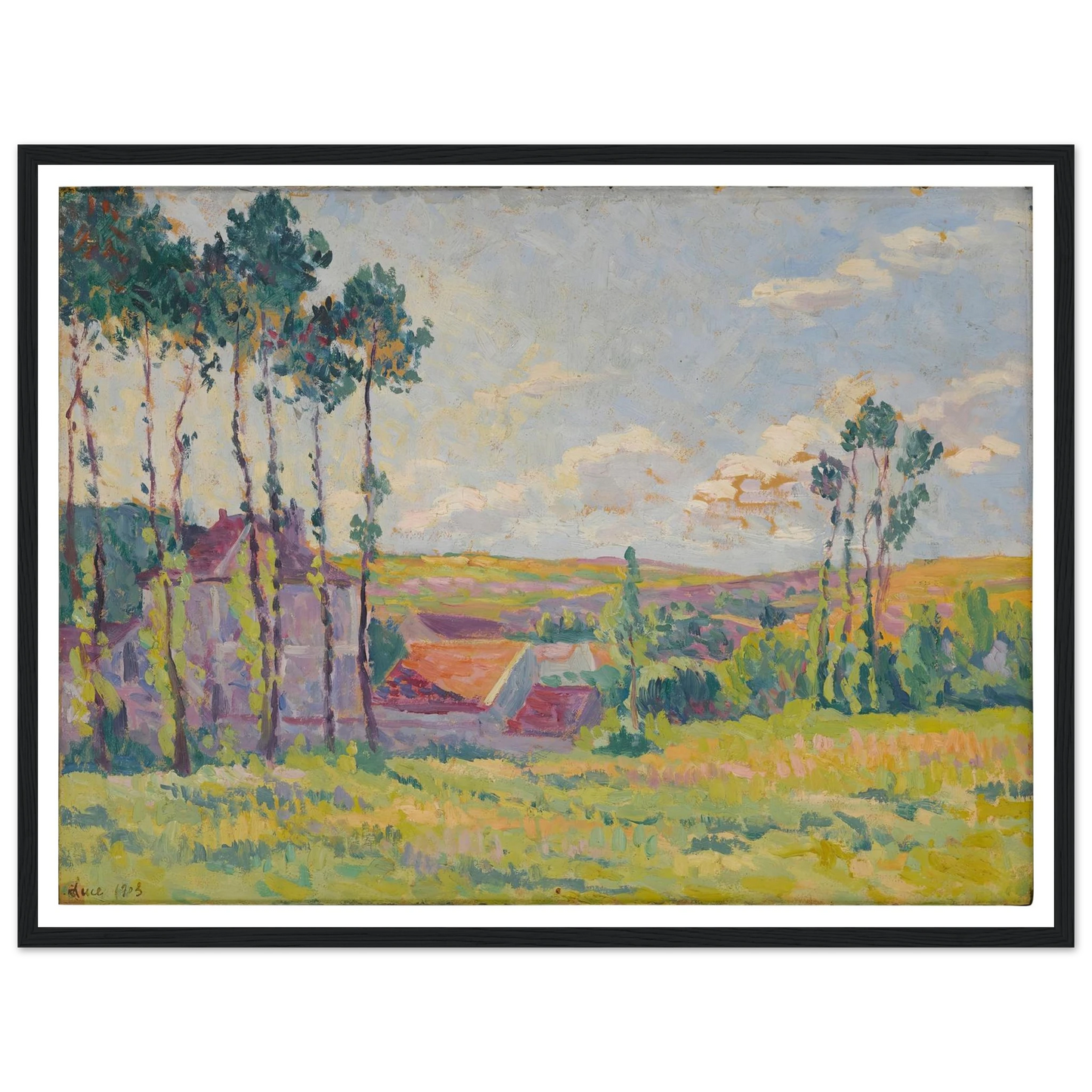Moulineux, la teinderie (1903) Art Print | Maximilien Luce-Quipham Collections