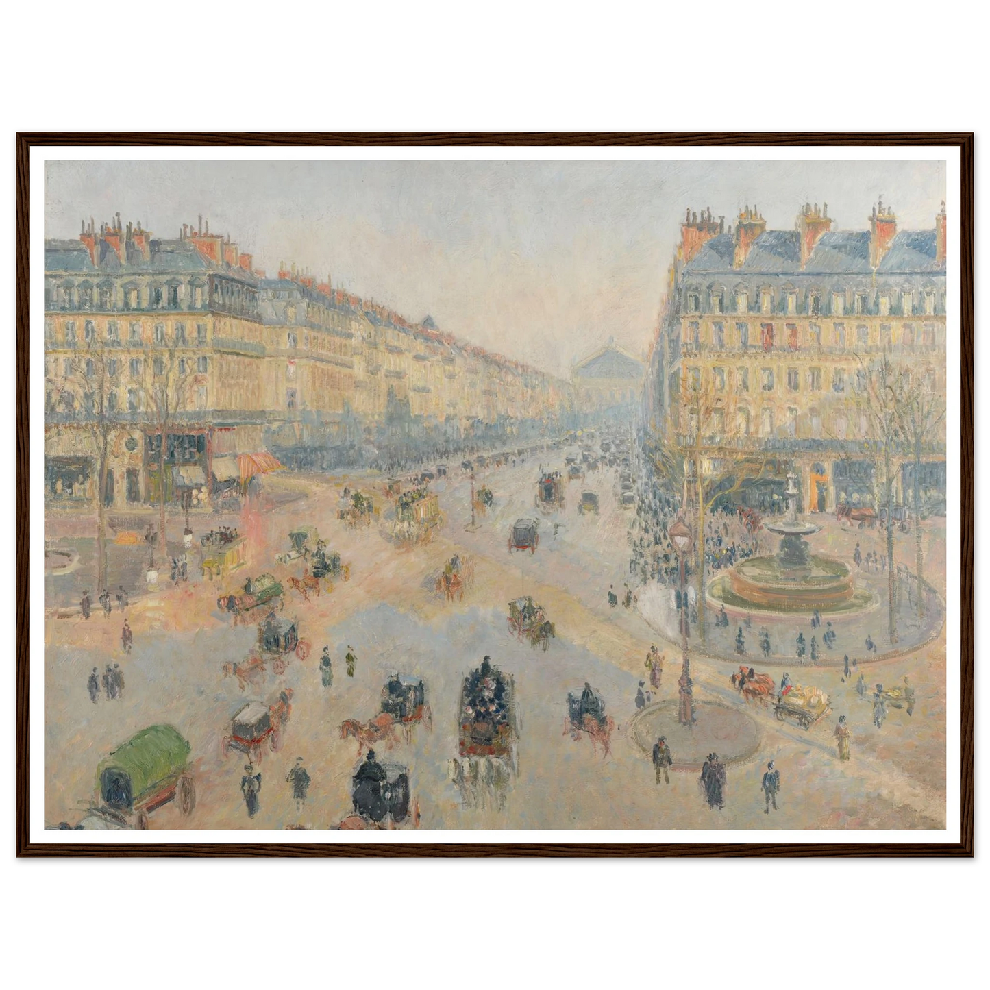 L’Avenue de l’Opéra (1898) Art Print | Camille Pissarro-Quipham Collections