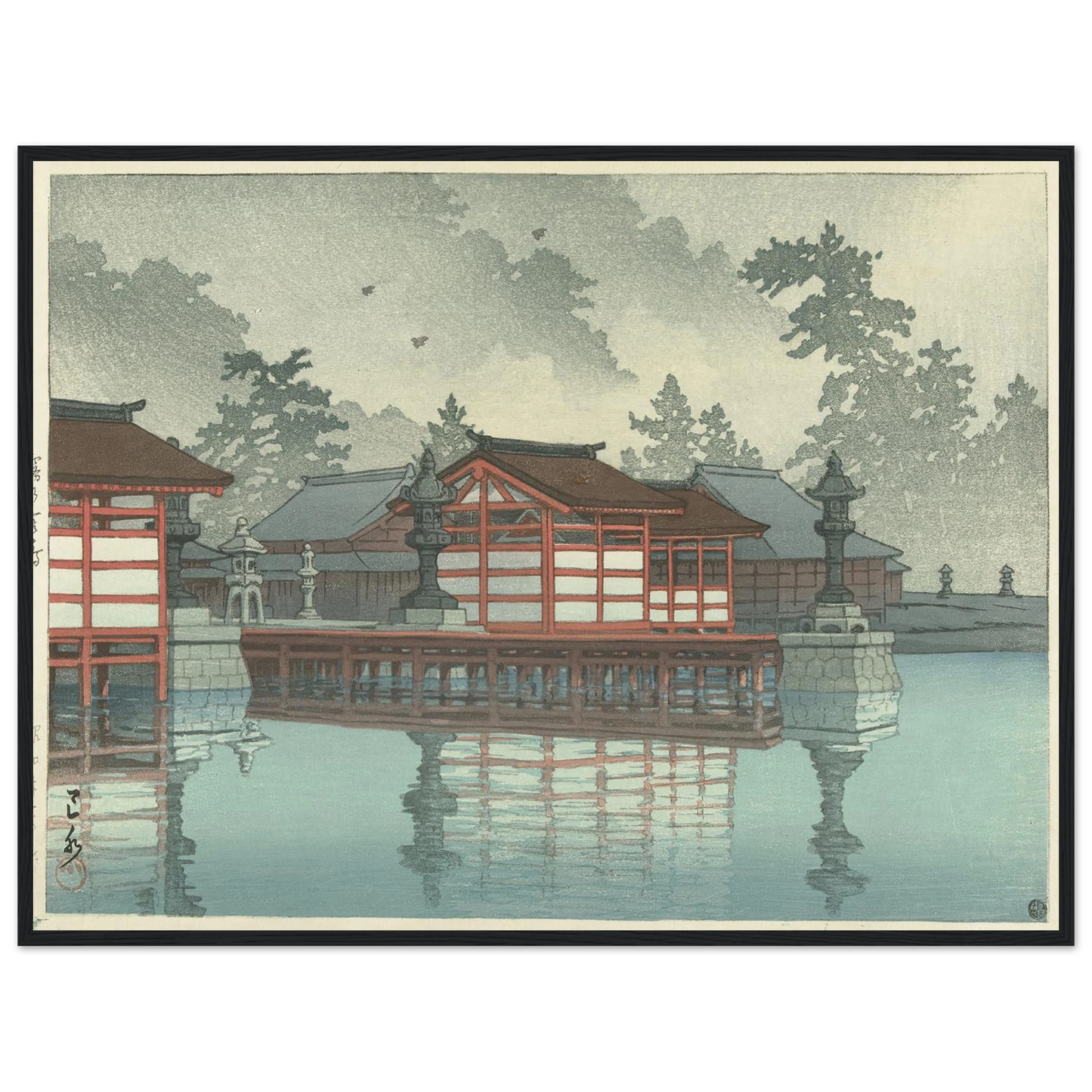 Kiri no Miyajima (Miyajima in mist) (1947) Art Print | Kawase Hasui-Quipham Collections