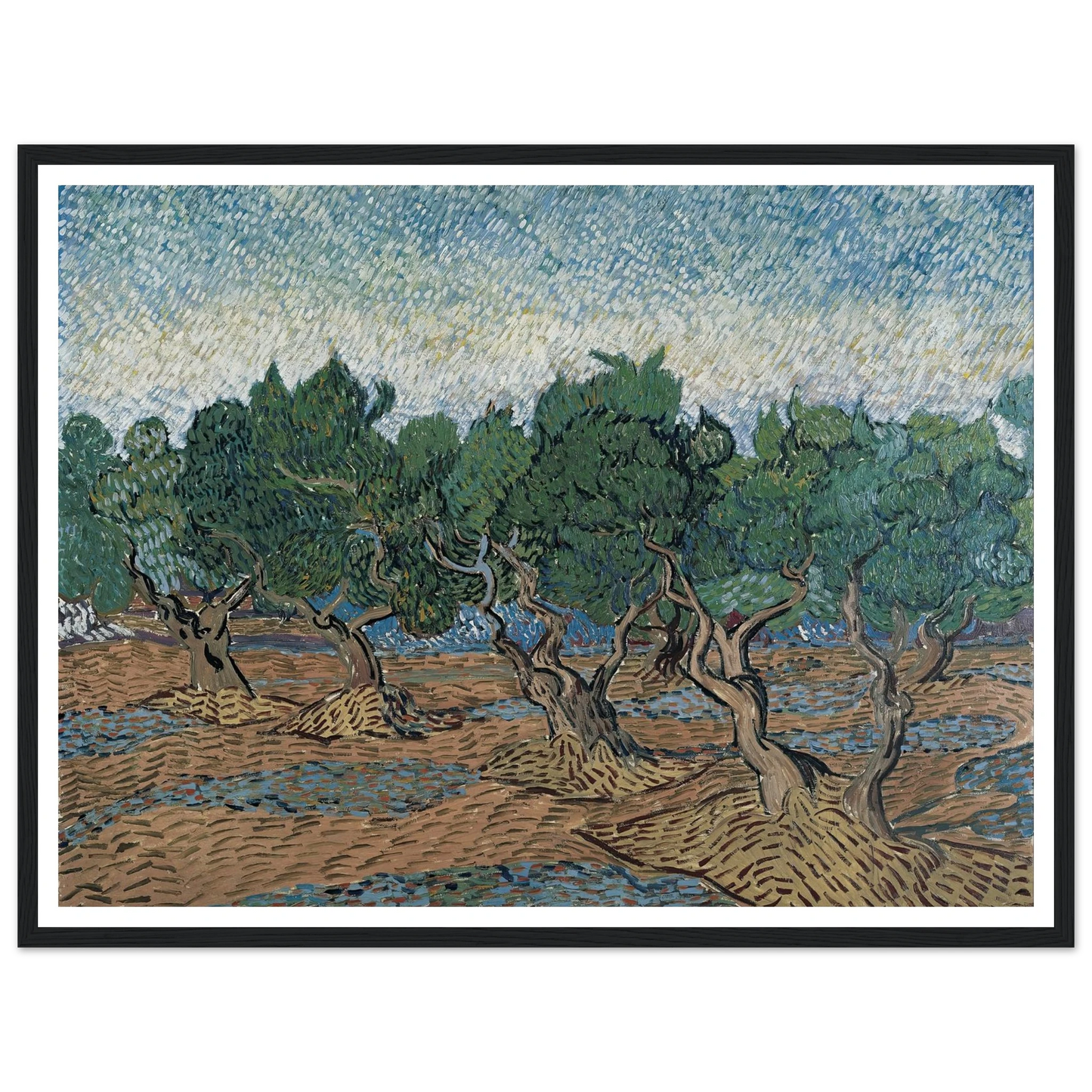 Olive grove Art Print | Vincent van Gogh-Quipham Collections
