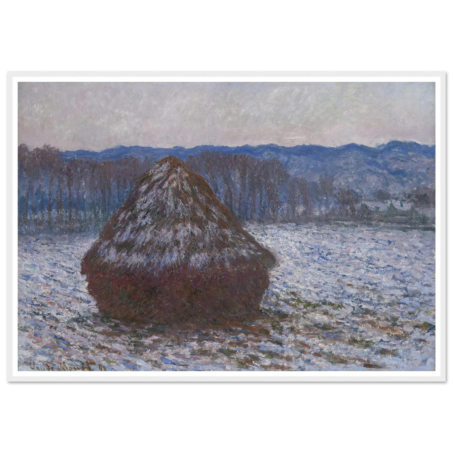 Stack of Wheat (1890) Art Print | Claude Monet-Quipham Collections
