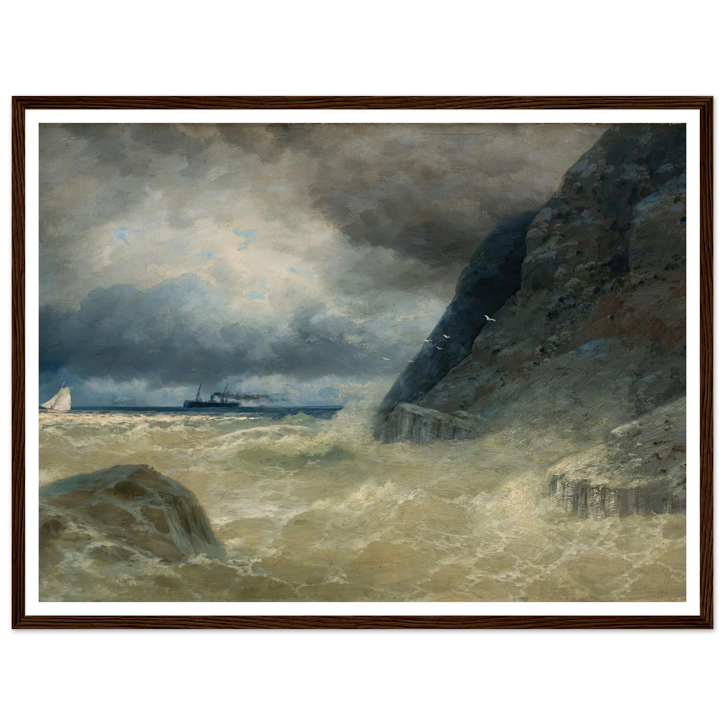 Sea (1897) Art Print | Ivan Konstantinovich Aivazovsky-Quipham Collections