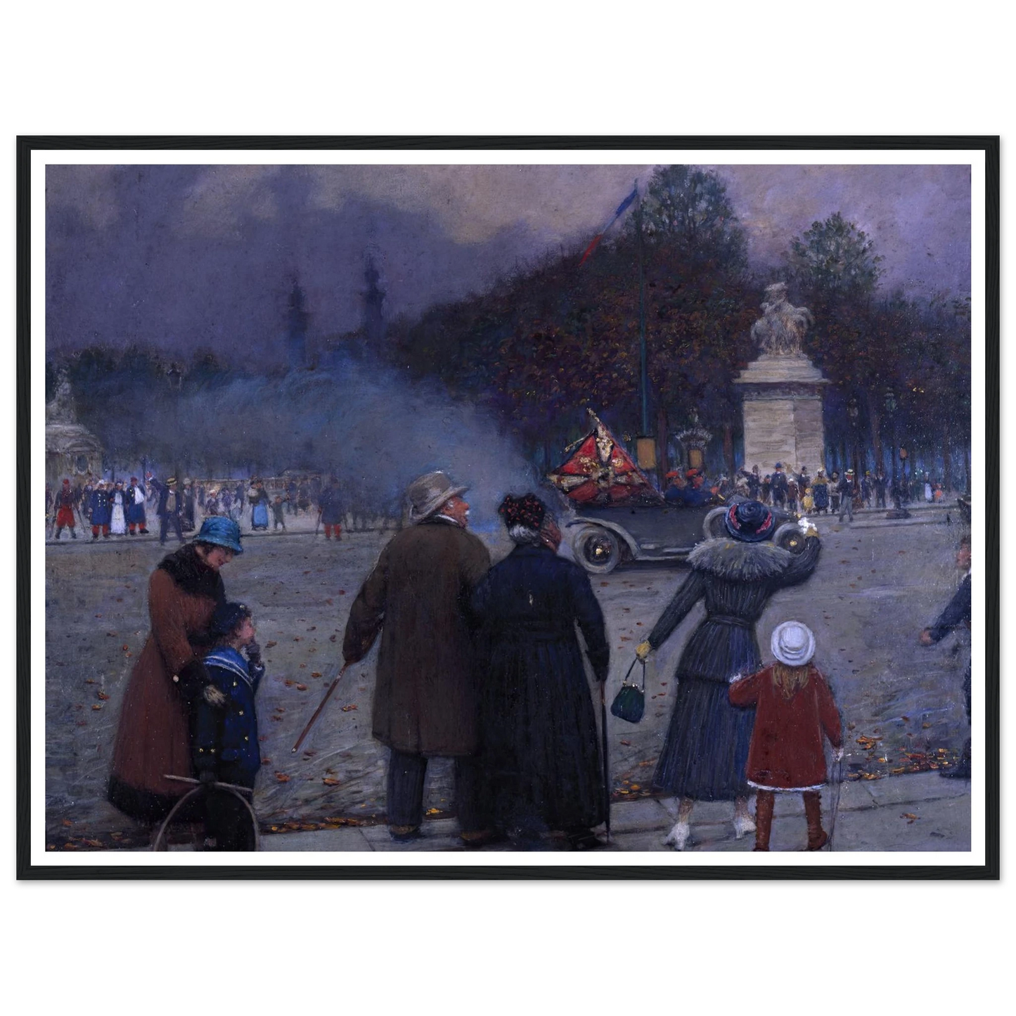 Drapeau allemand porté aux Invalides (1914) Art Print | Jean Beraud-Quipham Collections