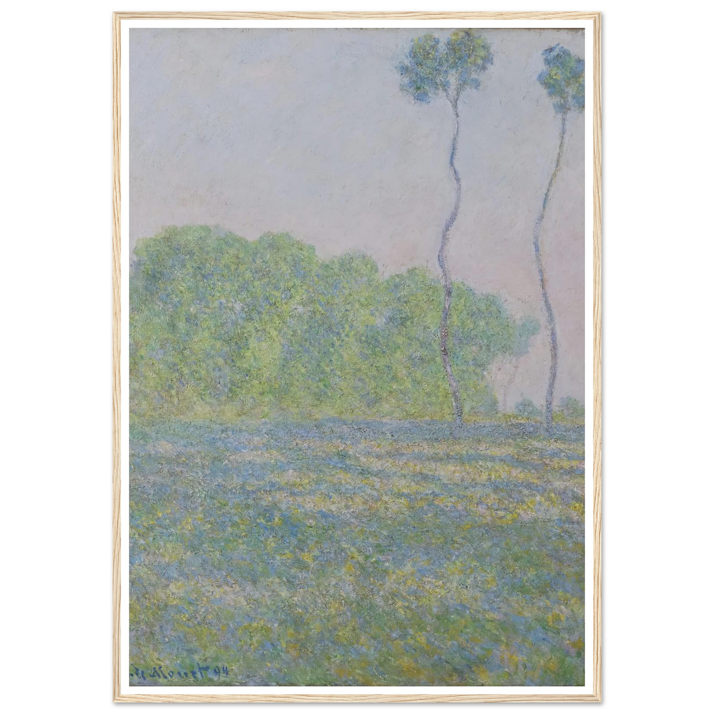 Meadow at Giverny (1894) Art Print | Claude Monet-Quipham Collections
