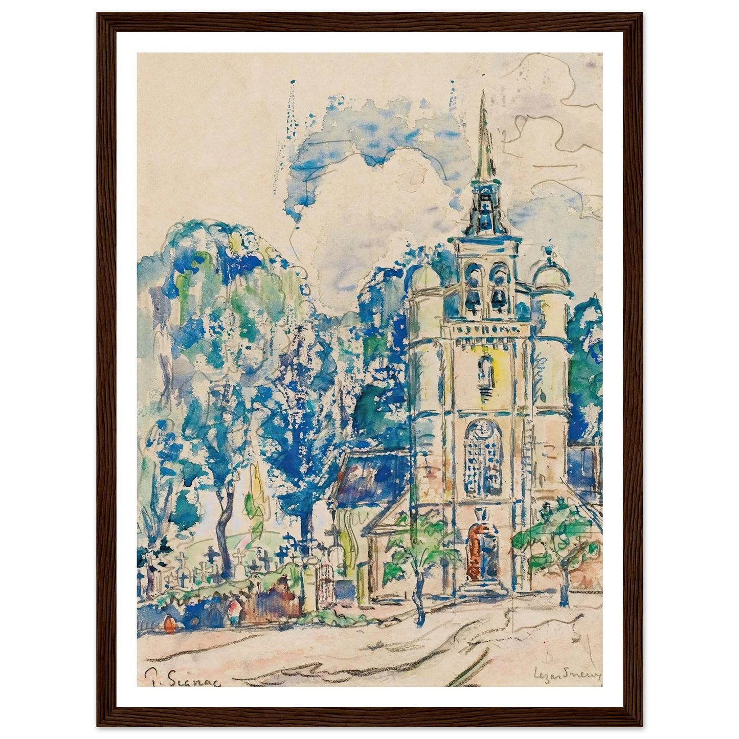 Lezardieux Art Print | Paul Signac-Quipham Collections