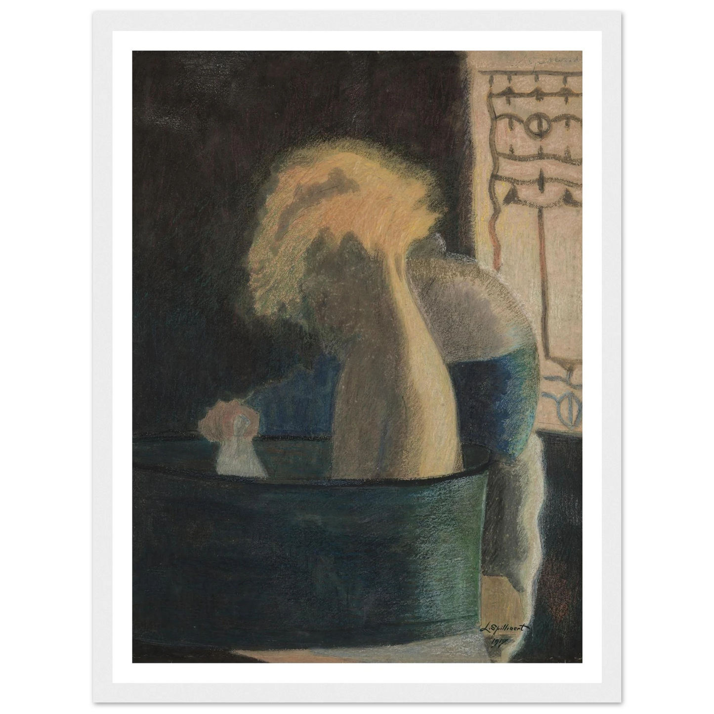 Het bad (1917) Art Print | Leon Spilliaert-Quipham Collections