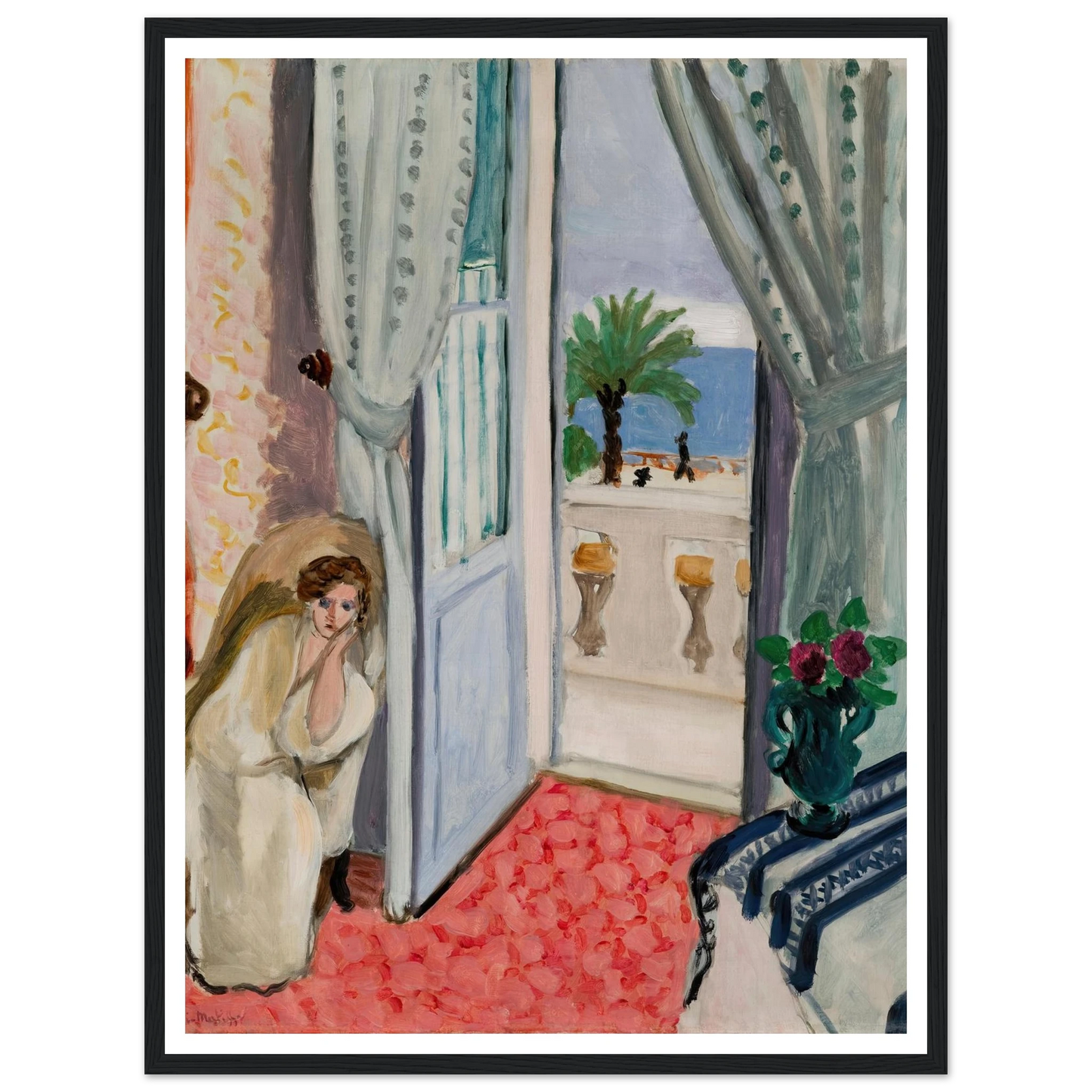 Interior at Nice (1919) Art Print | Henri Matisse-Quipham Collections