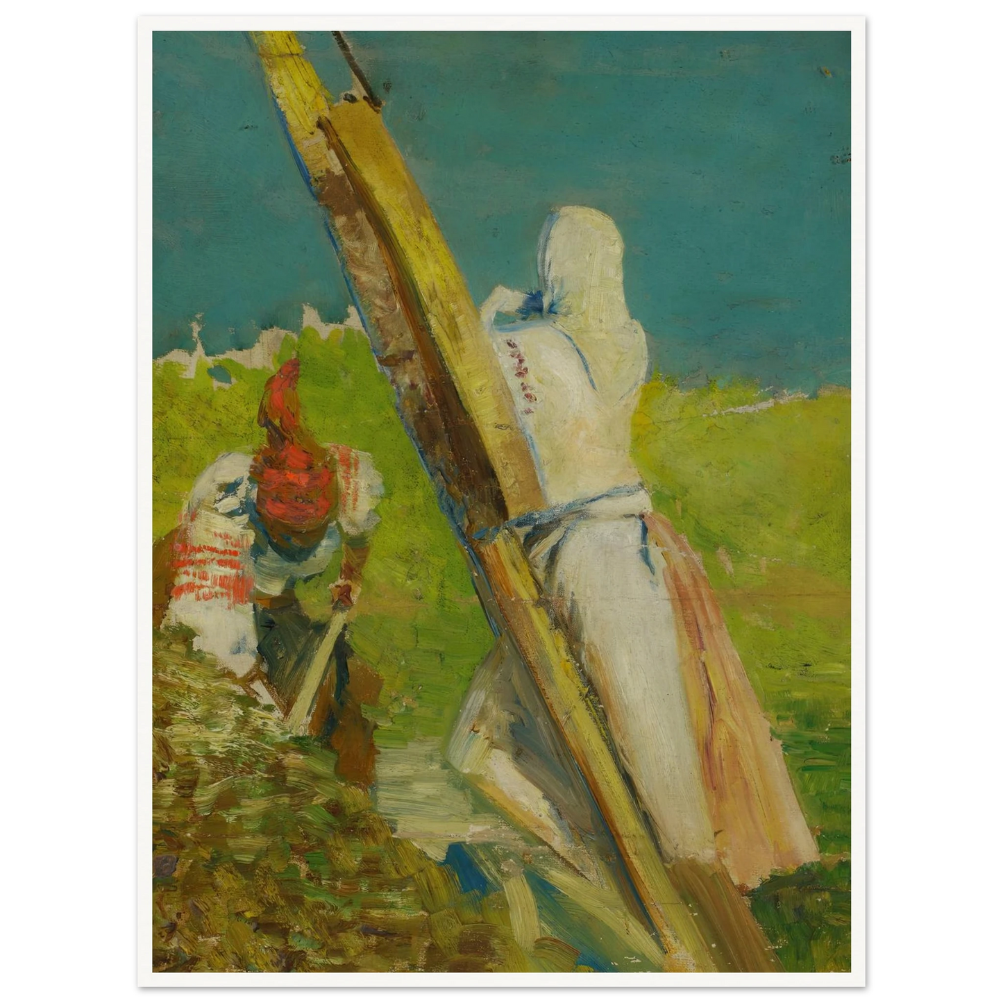 At the shadoof Art Print | Jacek Malczewski-Quipham Collections