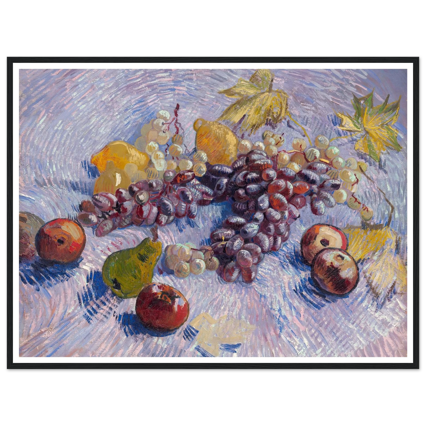 Grapes, Lemons, Pears, and Apples (1887) Art Print | Vincent van Gogh-Quipham Collections