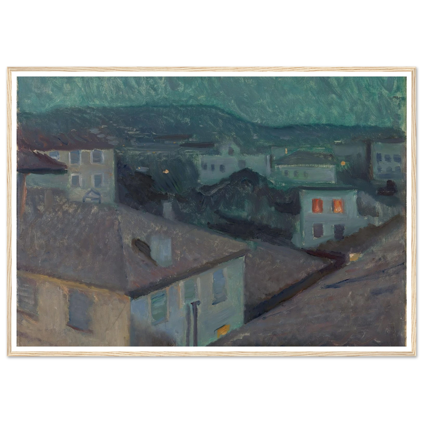 Night in Nice (1891) Art Print | Edvard Munch-Quipham Collections