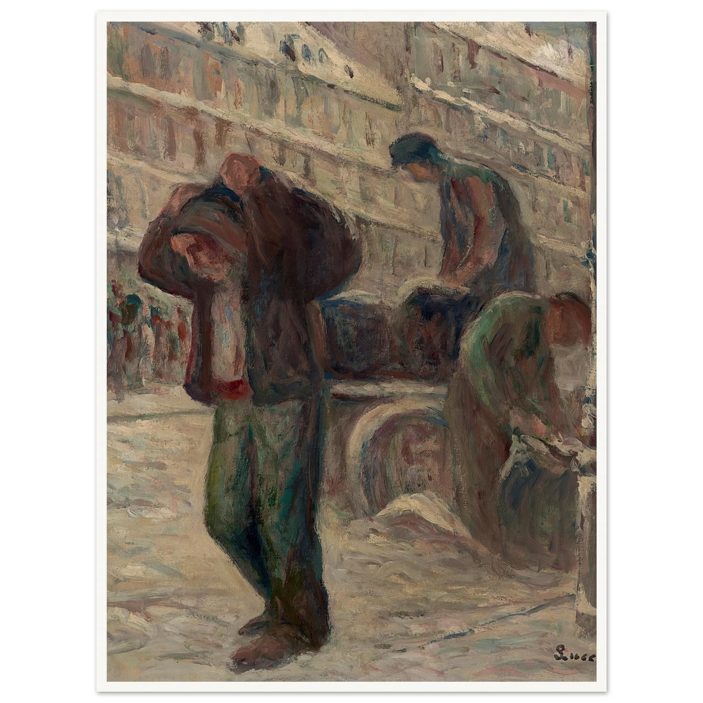 Le Bougnat (1937) Art Print | Maximilien Luce-Quipham Collections