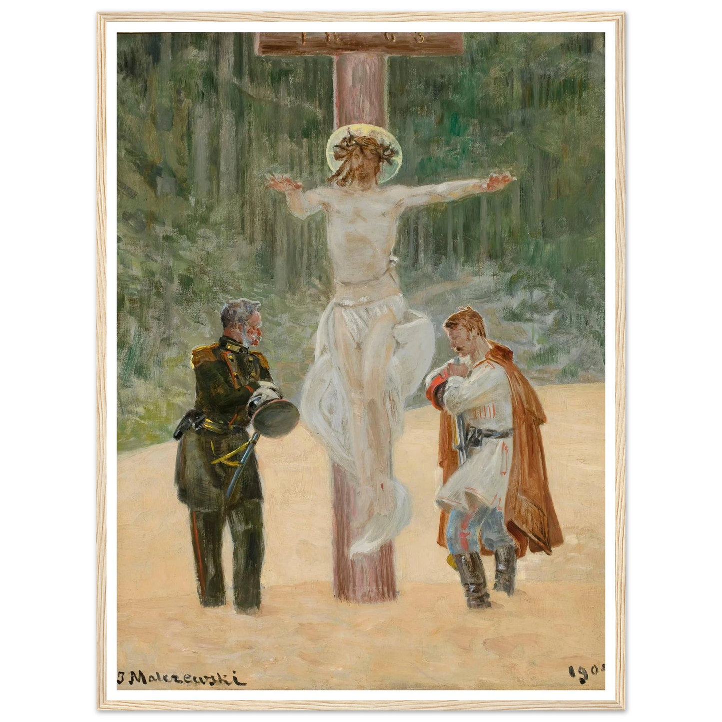 Reconciliation (Symbolic scene from the insurrection in 1863) (1904) Art Print | Jacek Malczewski-Quipham Collections