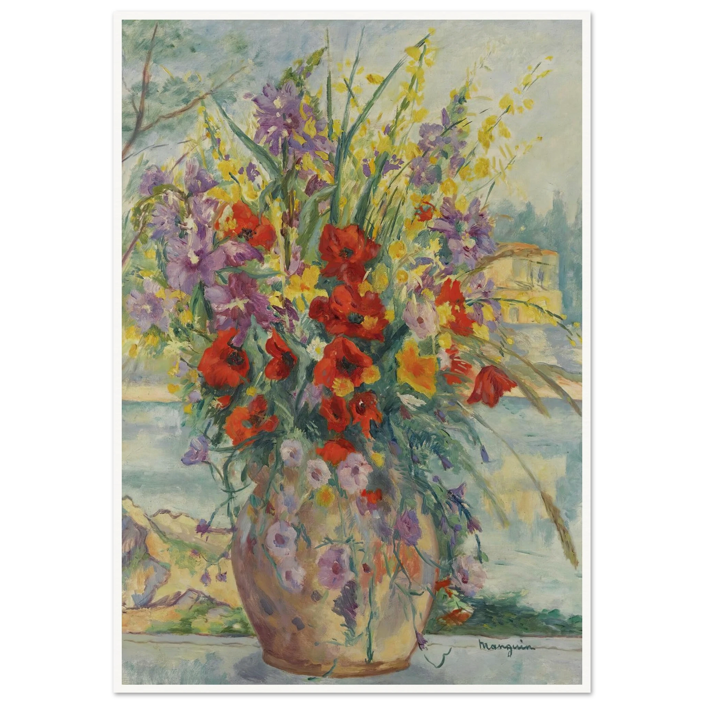 Fleurs Des Champs (1940) Art Print | Henri Manguin-Quipham Collections