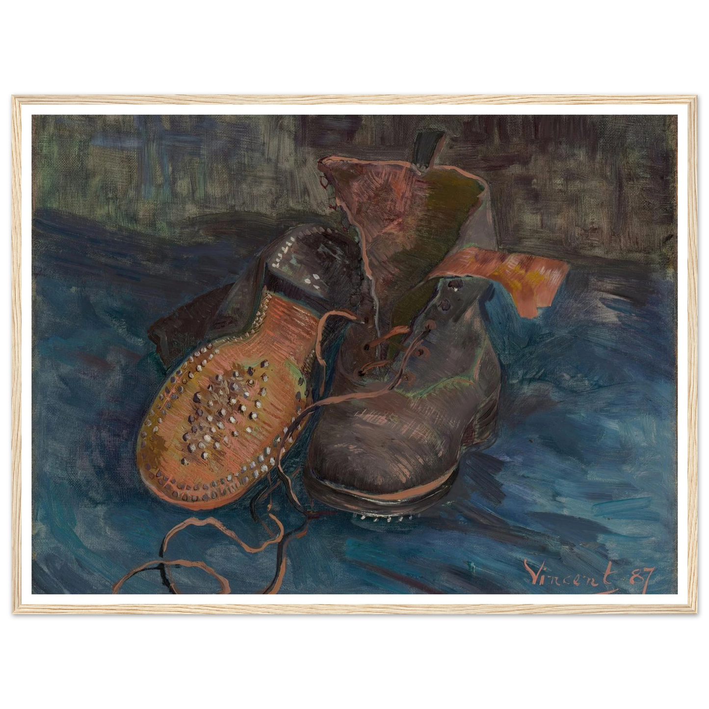 A Pair of Boots (1887) Art Print | Vincent van Gogh-Quipham Collections