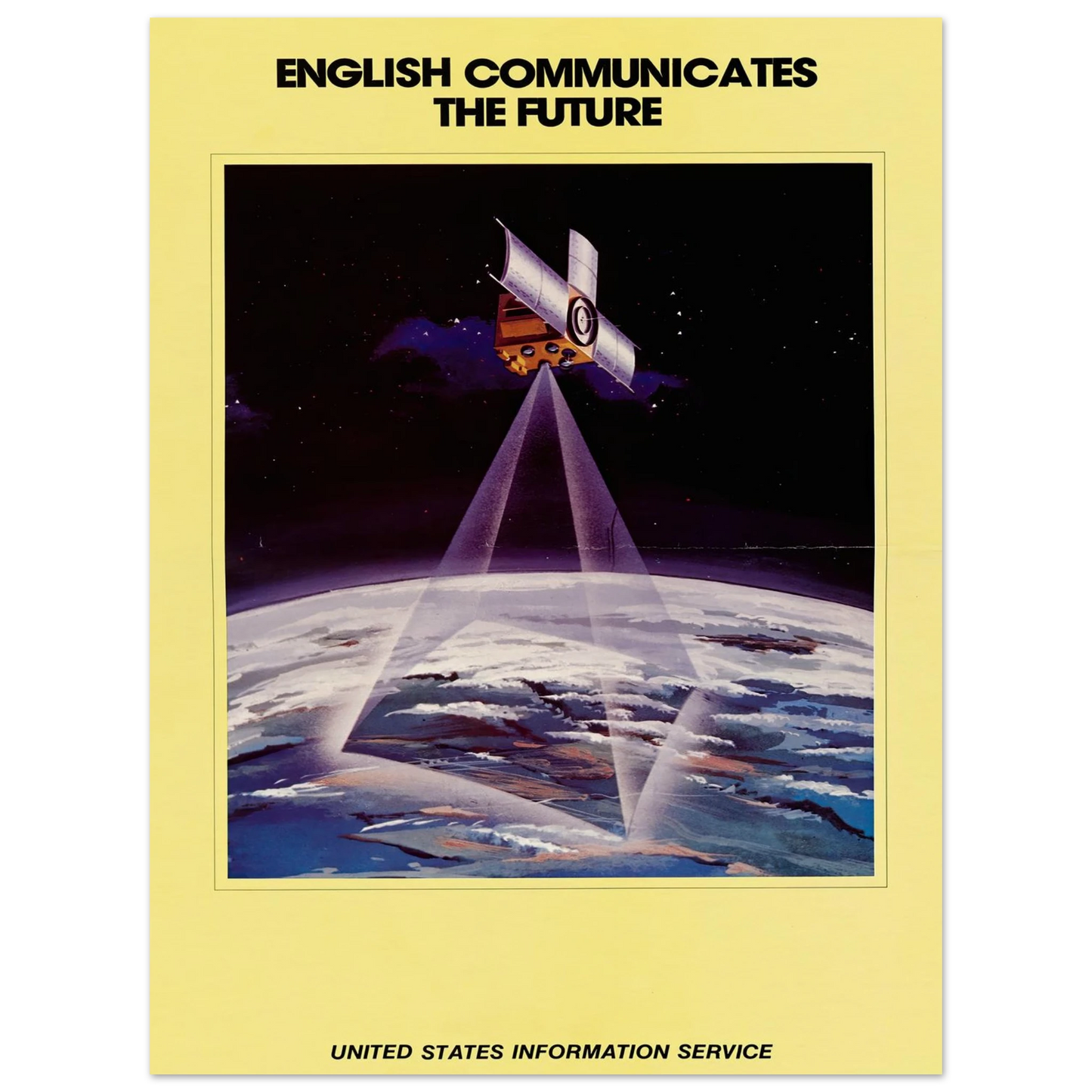 English Communicates the Future. United States Information Service 2 Art Print | US Information Agency-Quipham Collections