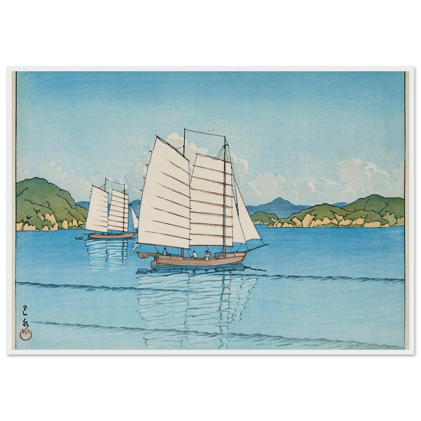 Inland Sea (1952) Art Print | Kawase Hasui-Quipham Collections