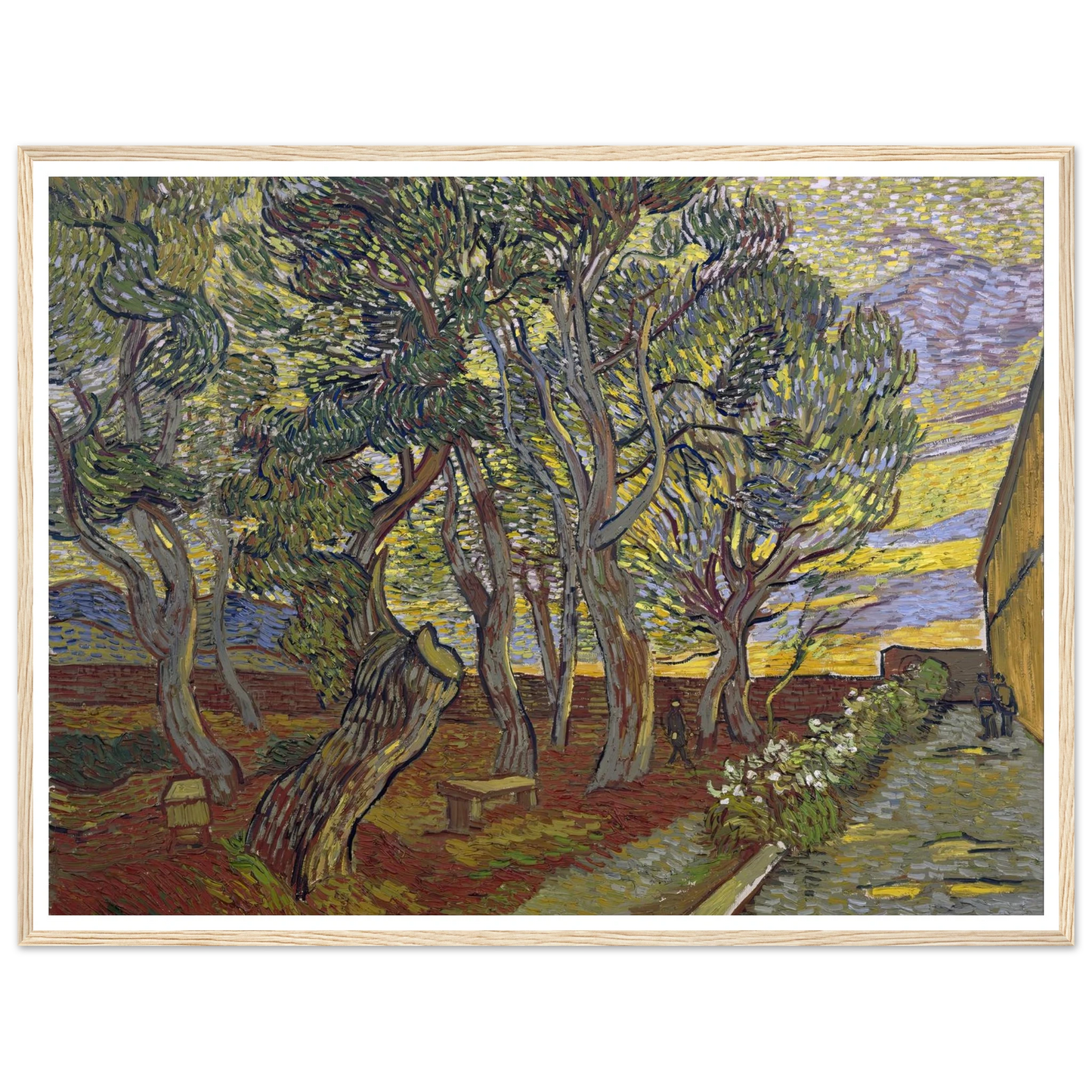 The garden of Saint Paul’s Hospital Art Print | Vincent van Gogh-Quipham Collections