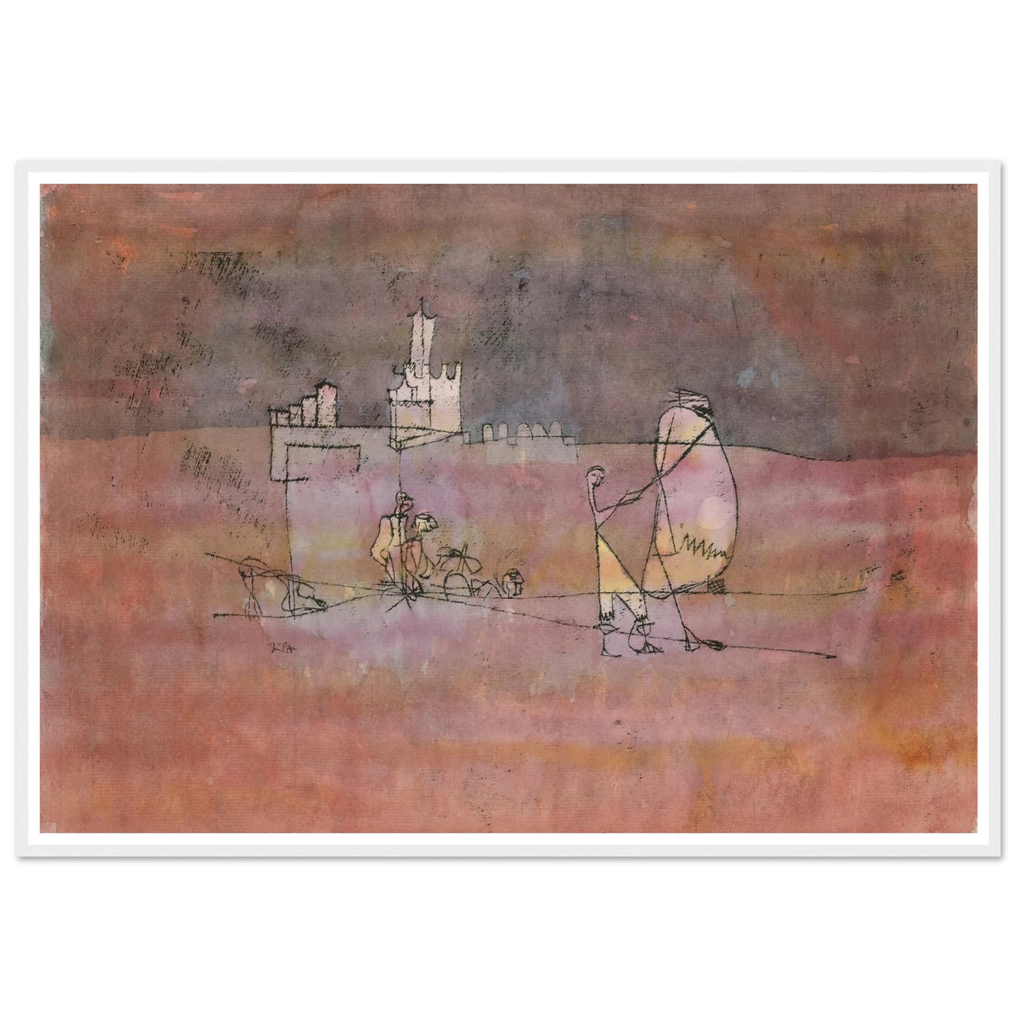 Episode Before an Arab Town (1923) Art Print | Paul Klee-Quipham Collections