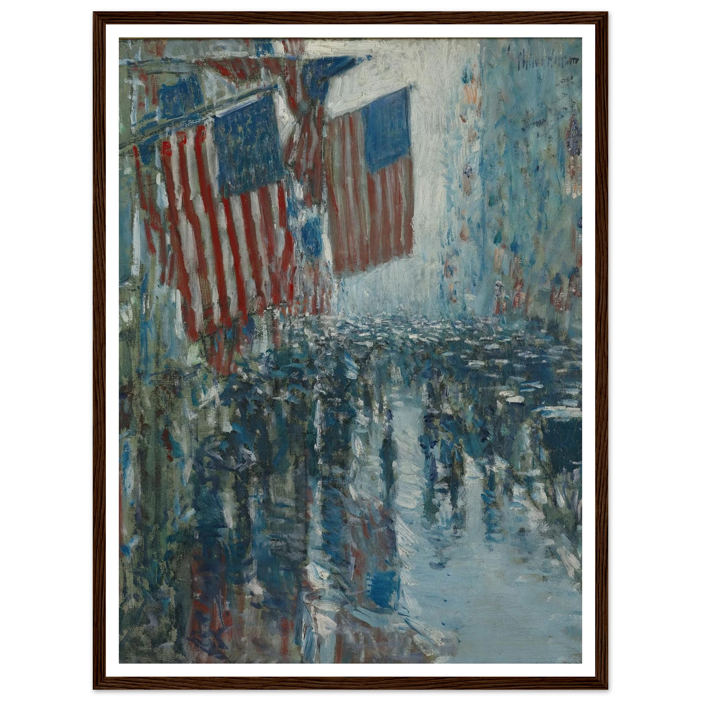 Rainy Day, Fifth Avenue (1916) Art Print | Childe Hassam-Quipham Collections