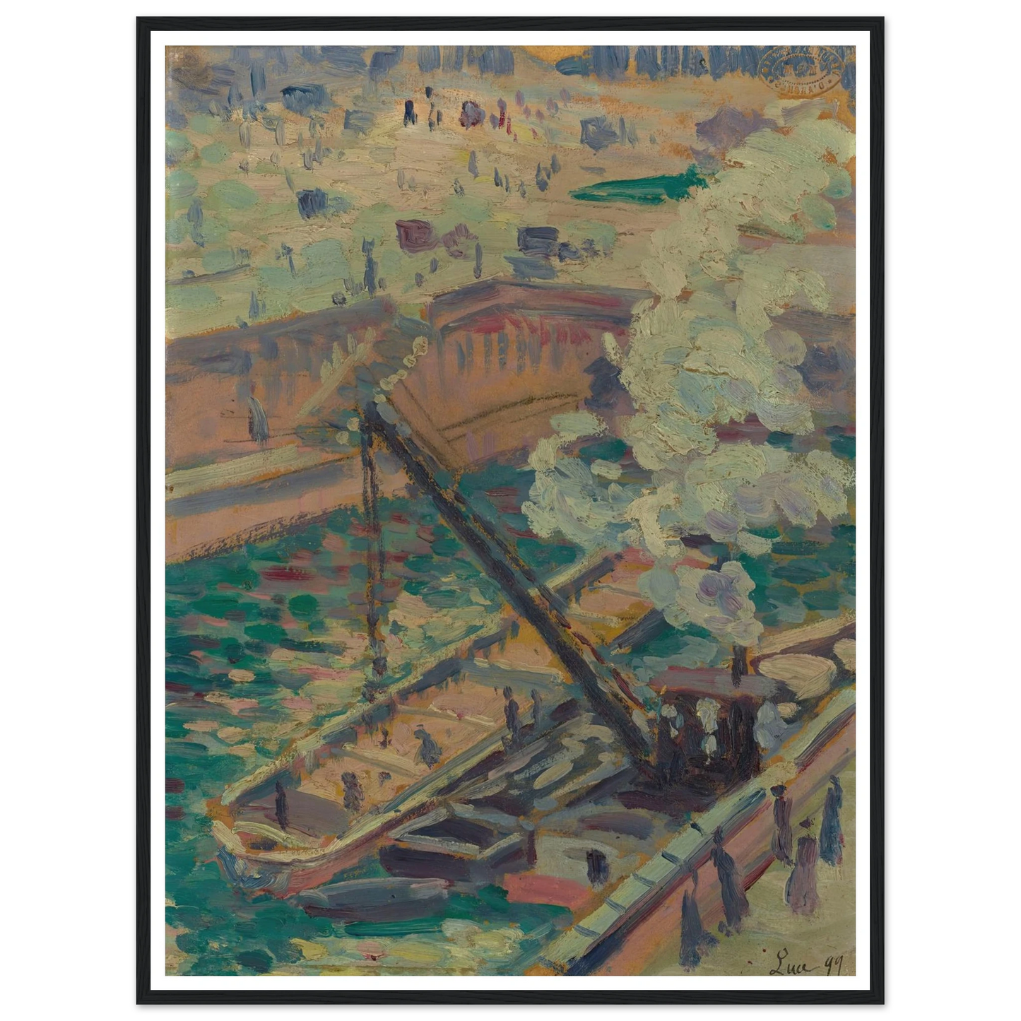 Pochade pour Notre-Dame (1899) Art Print | Maximilien Luce-Quipham Collections