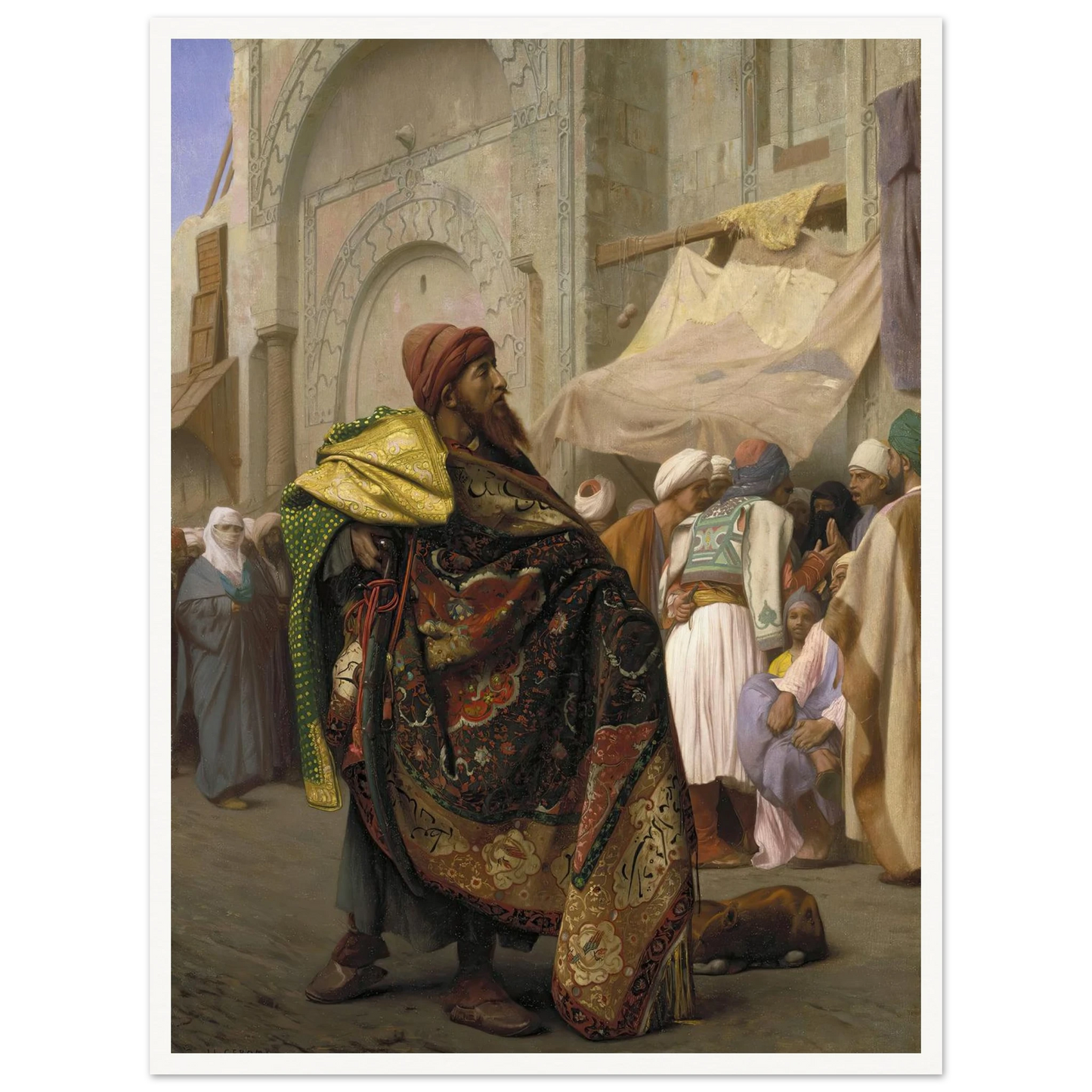 The Carpet Merchant Of Cairo (1869) Art Print | Jean Leon Gerome-Quipham Collections