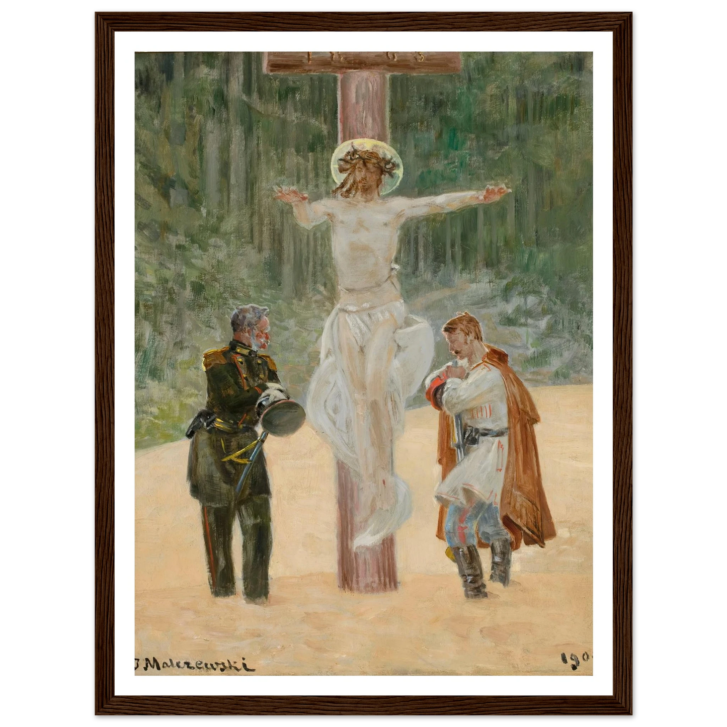 Reconciliation (Symbolic scene from the insurrection in 1863) (1904) Art Print | Jacek Malczewski-Quipham Collections