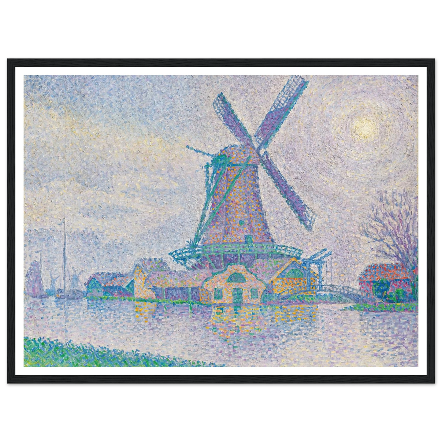 Moulin d’Edam (1896) Art Print | Paul Signac-Quipham Collections