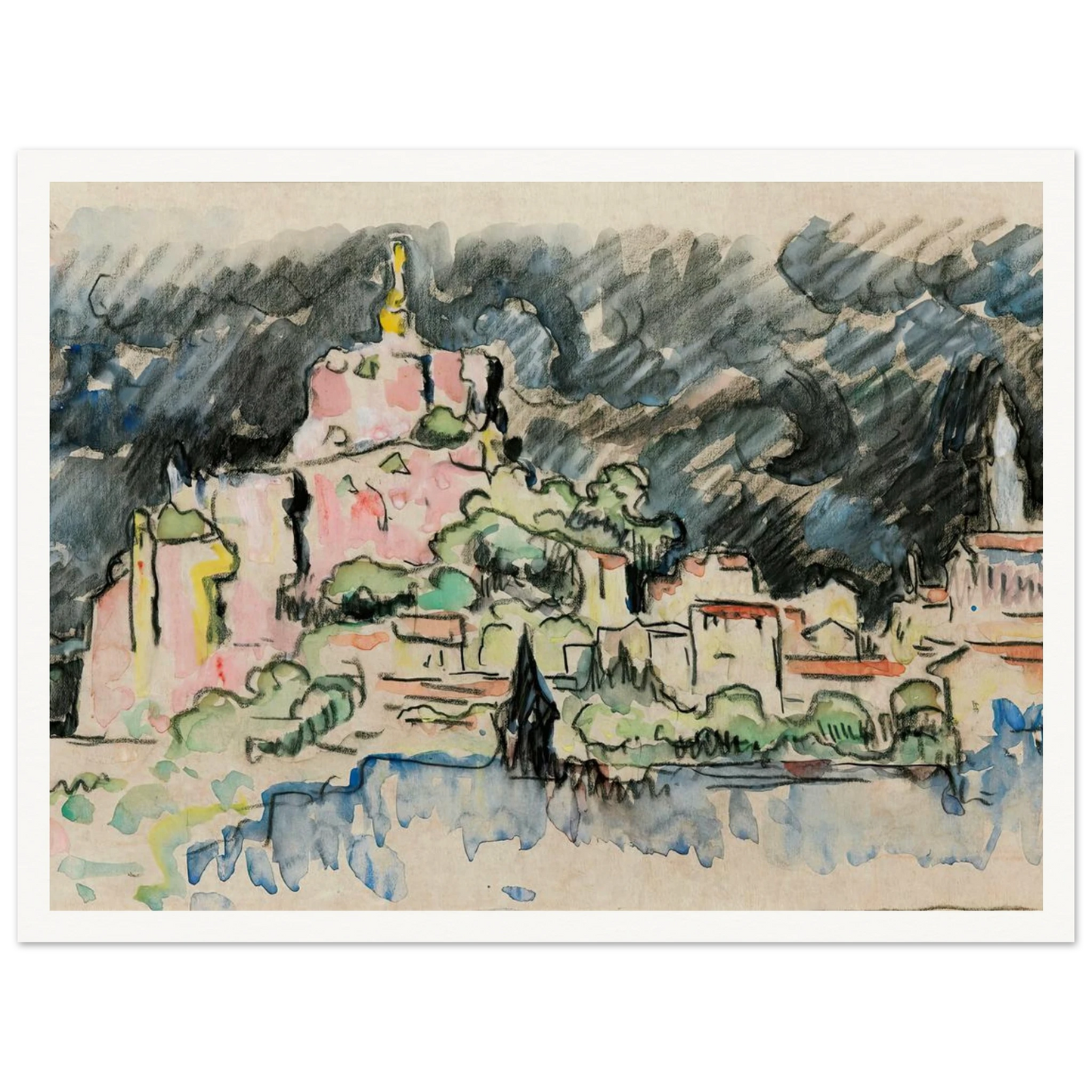 Le Puy-En-Velay, Ciel D’orage Art Print | Paul Signac-Quipham Collections
