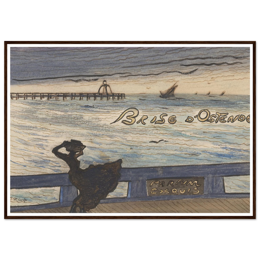 Brise d’Ostende. Parfum exquis (1900-1901) Art Print | Leon Spilliaert-Quipham Collections