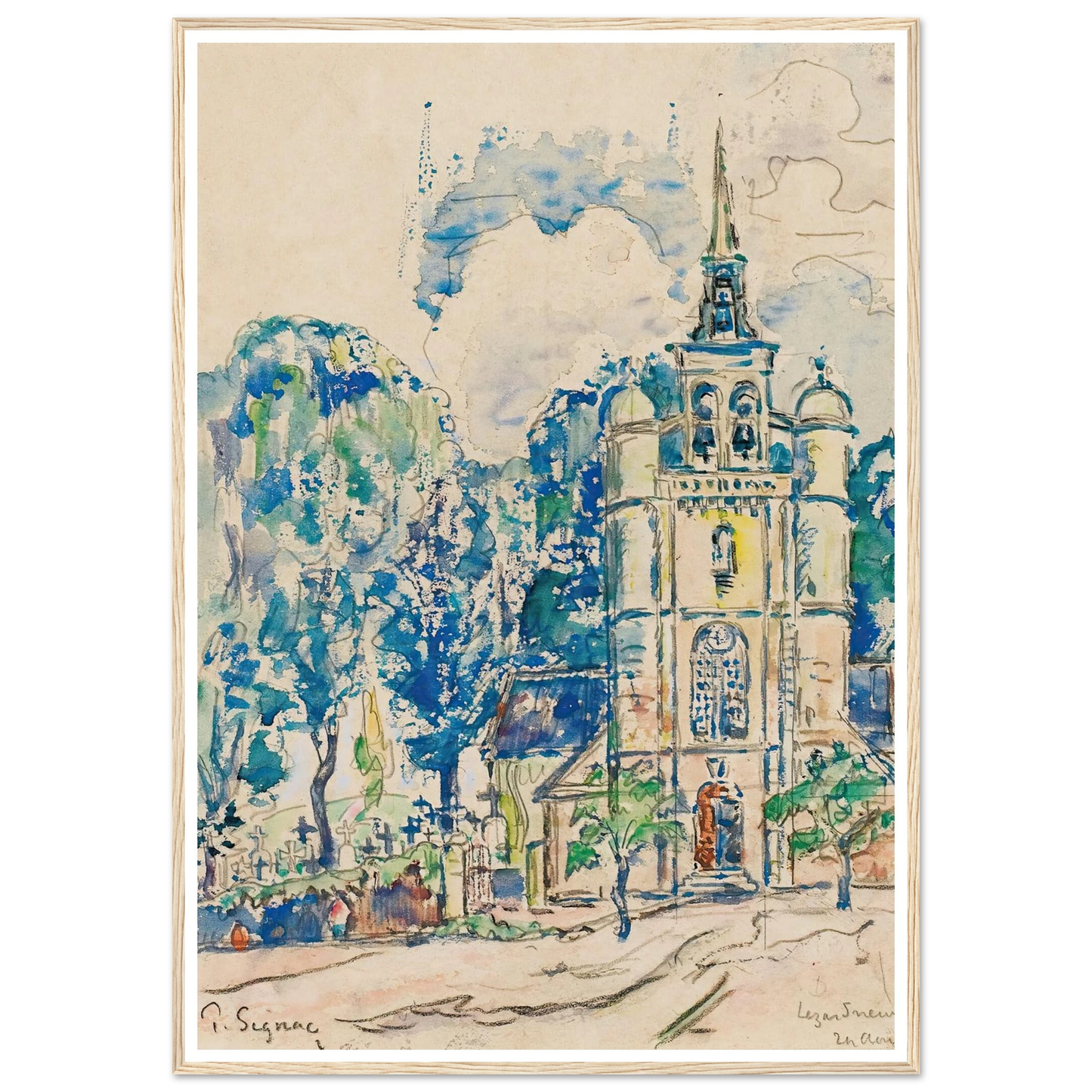 Lezardieux Art Print | Paul Signac-Quipham Collections