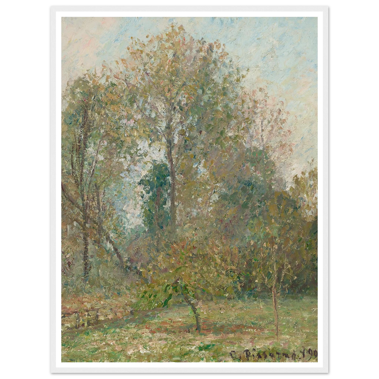 Gelée blanche à Eragny (1902) Art Print | Camille Pissarro-Quipham Collections