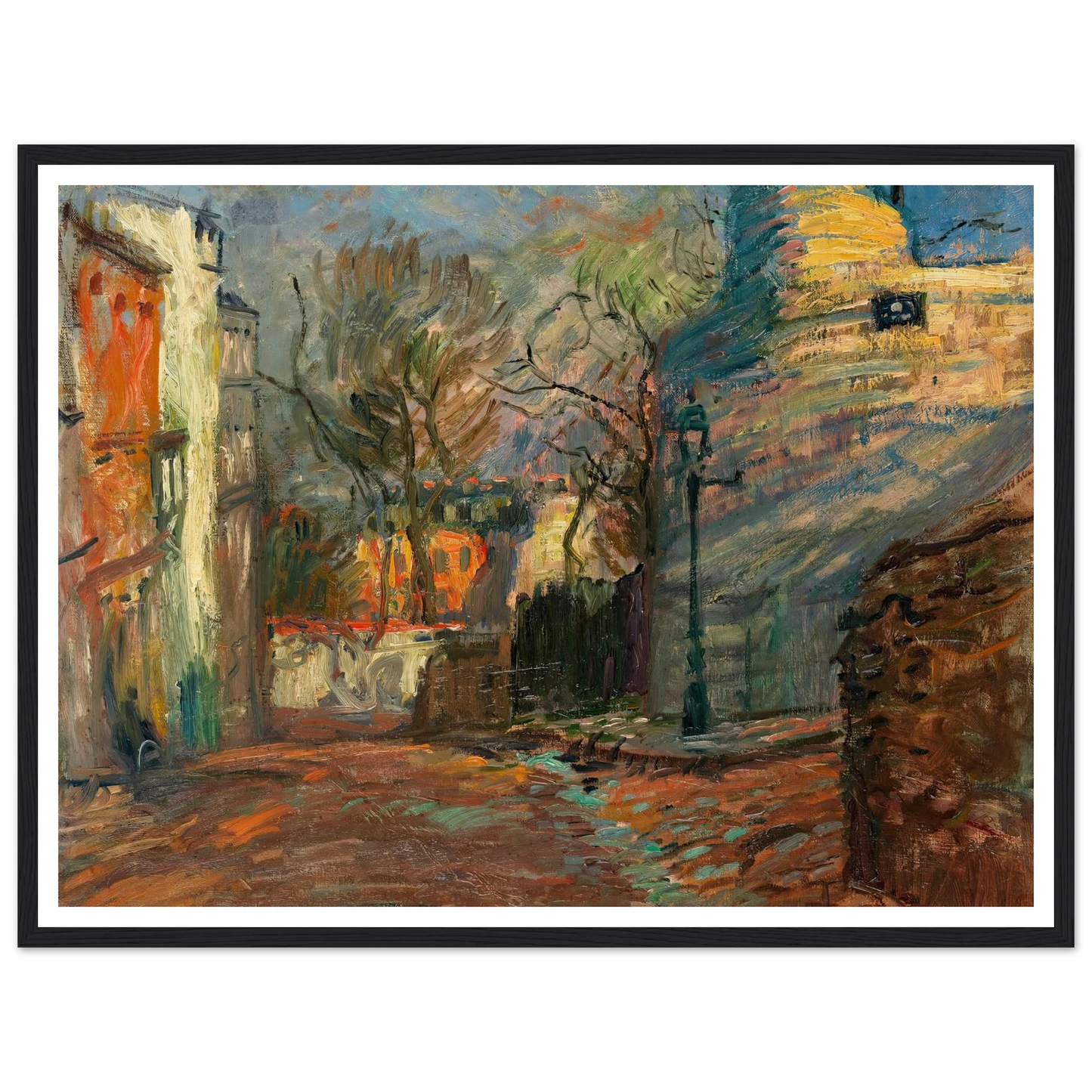 Rue à Montmartre (1901-1902) Art Print | Raoul Dufy-Quipham Collections