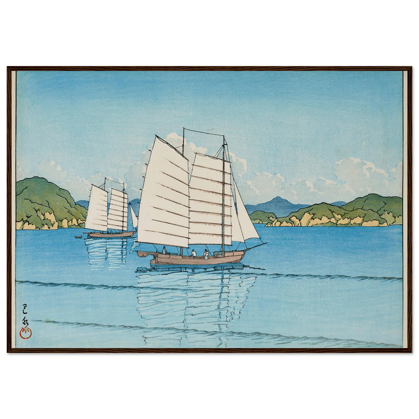 Inland Sea (1952) Art Print | Kawase Hasui-Quipham Collections